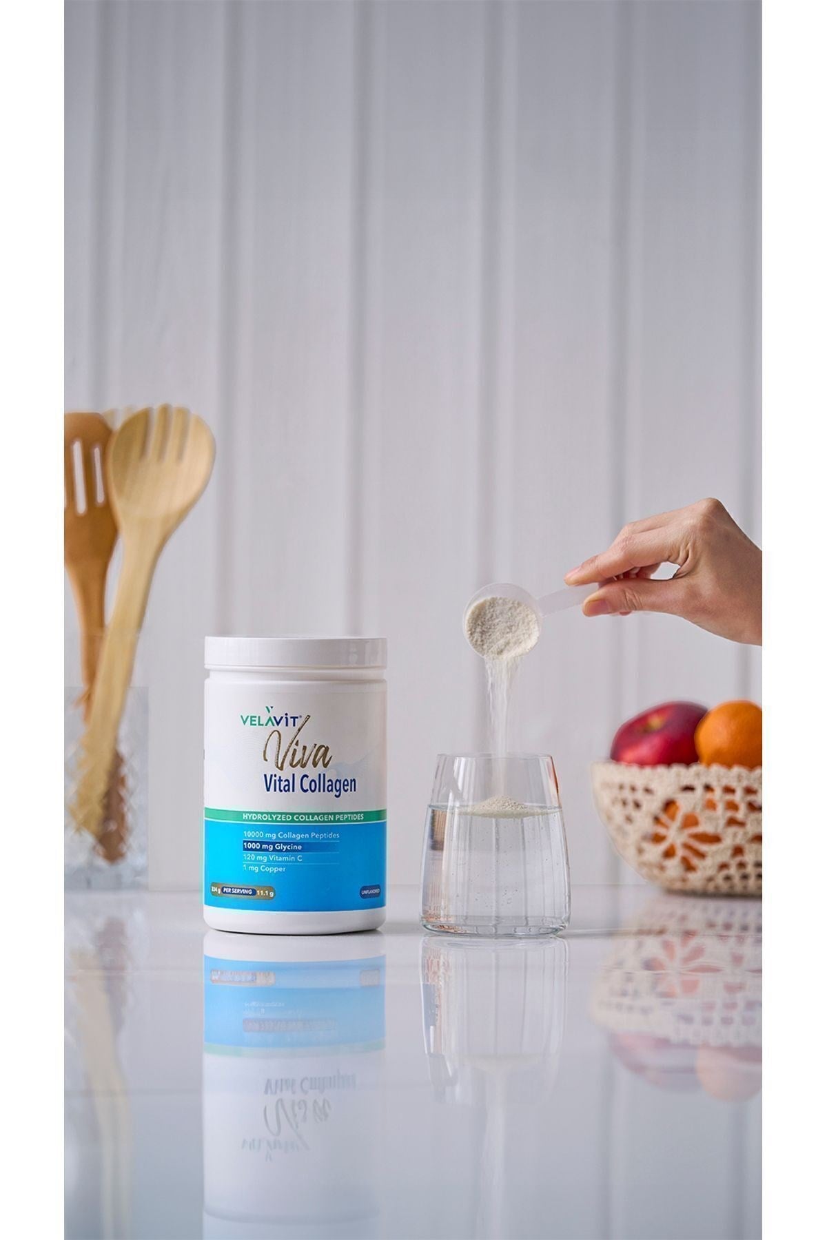 Viva Collagen Kavanoz 334 Gr. 10.000 Mg, Ekstra Glisinli Kollajen