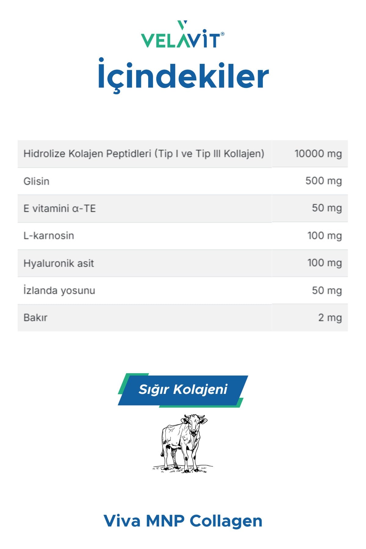 Viva MNP Collagen 50 mg 30 Şase