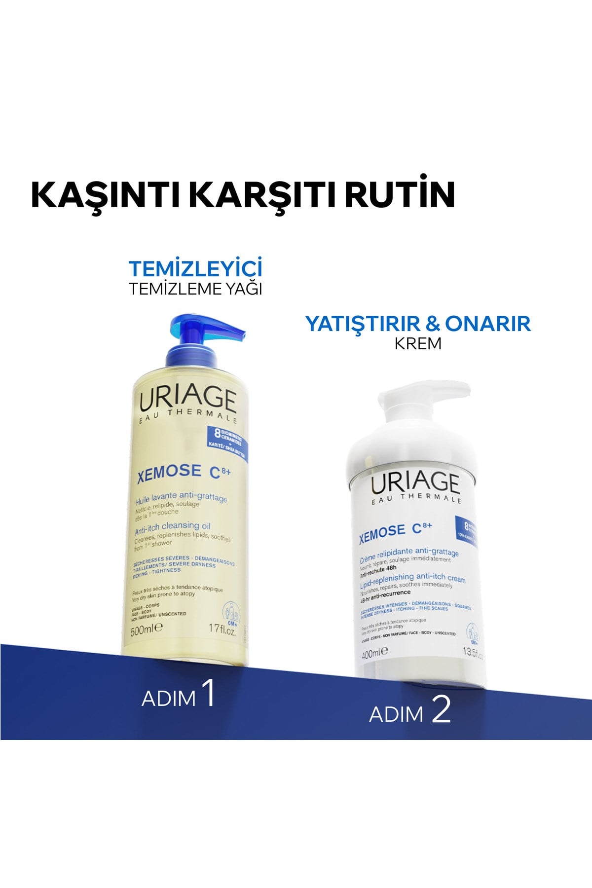 XEMOSE C8+ Atopik ve Çok Kuru Ciltler İçin Karşıtı Yatıştırıcı Krem 400 ml