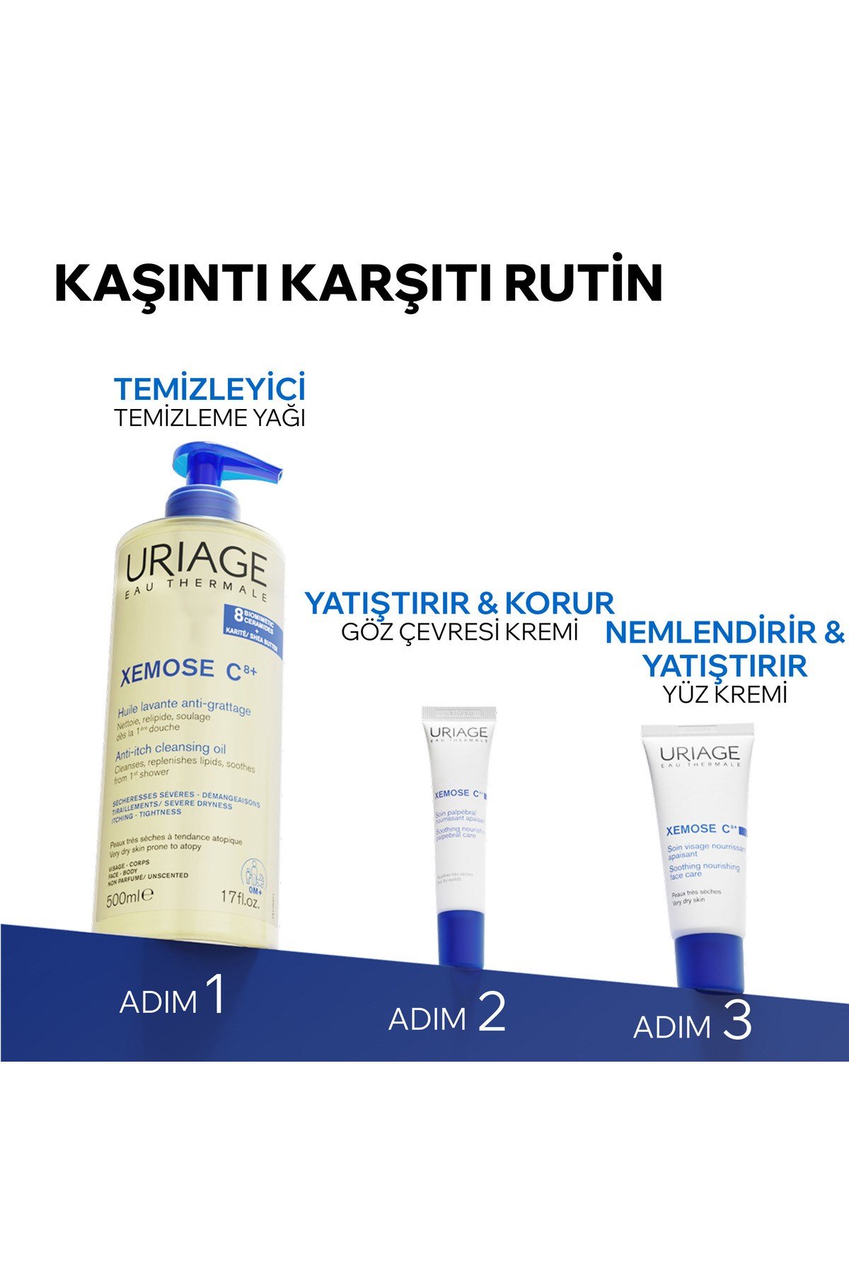 XEMOSE C8+ Atopiye Eğilimli ve Çok Kuru Ciltler İçin Yüz Kremi 40 ml