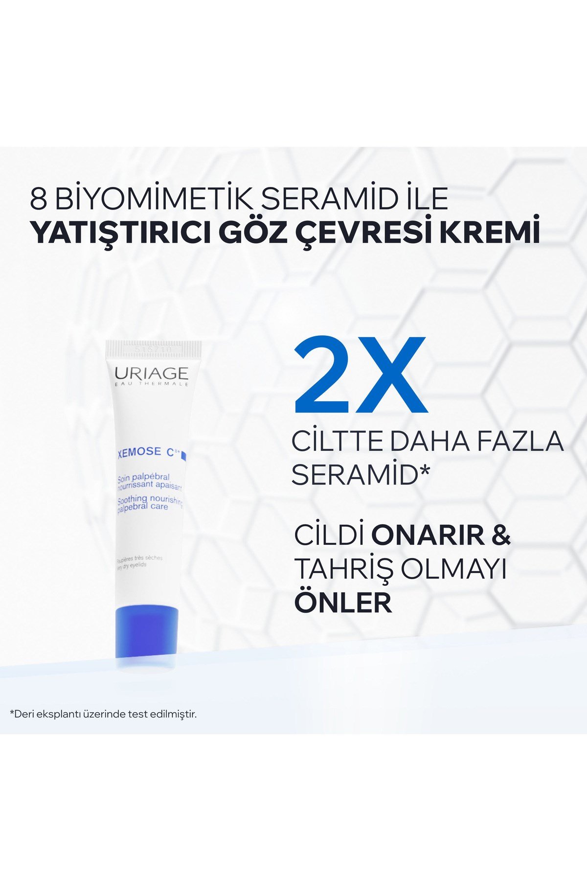 XEMOSE C8+ Atopiye Eğilimli ve Çok Kuru Ciltler İçin Göz Çevresi Bakım Kremi 15 ml