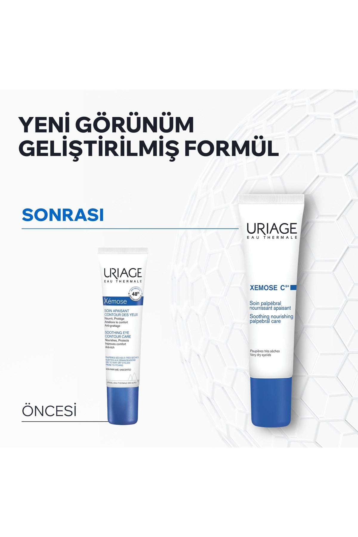 XEMOSE C8+ Atopiye Eğilimli ve Çok Kuru Ciltler İçin Göz Çevresi Bakım Kremi 15 ml