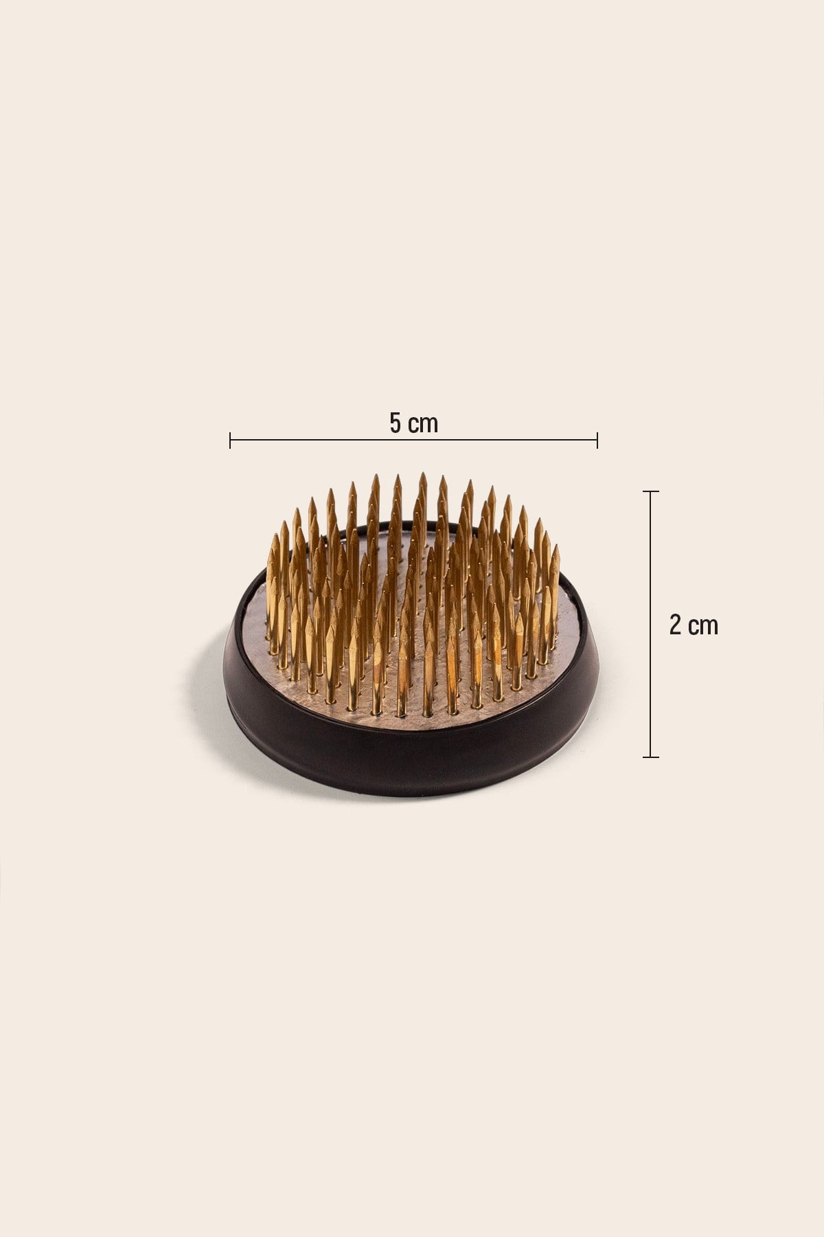Kenzan Çiçek Tutucu-5cm (Kaymayı önleyen, dengeyi güçlendiren özel dış koruma)
