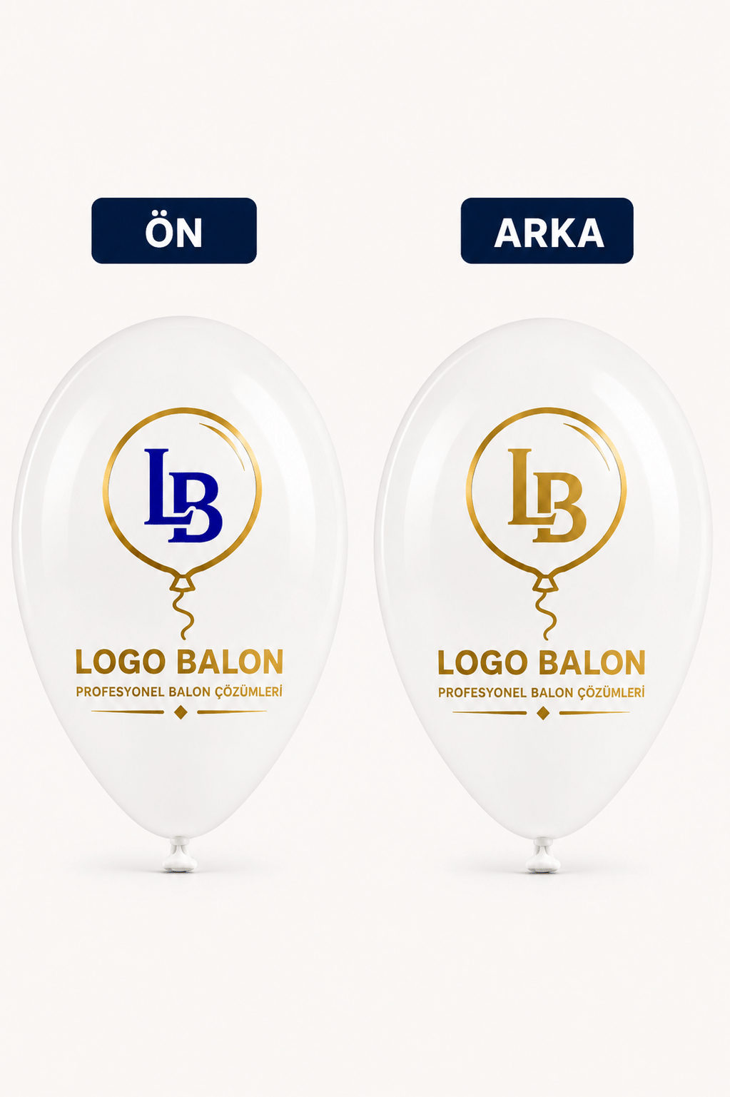 Baskılı Reklam Balonu 2+1 Çift Yüz 2 Renk Baskılı