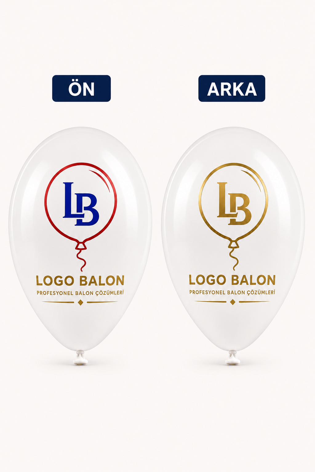 Baskılı Reklam Balonu 3+1 Çift Yüz 3 Renk Baskılı