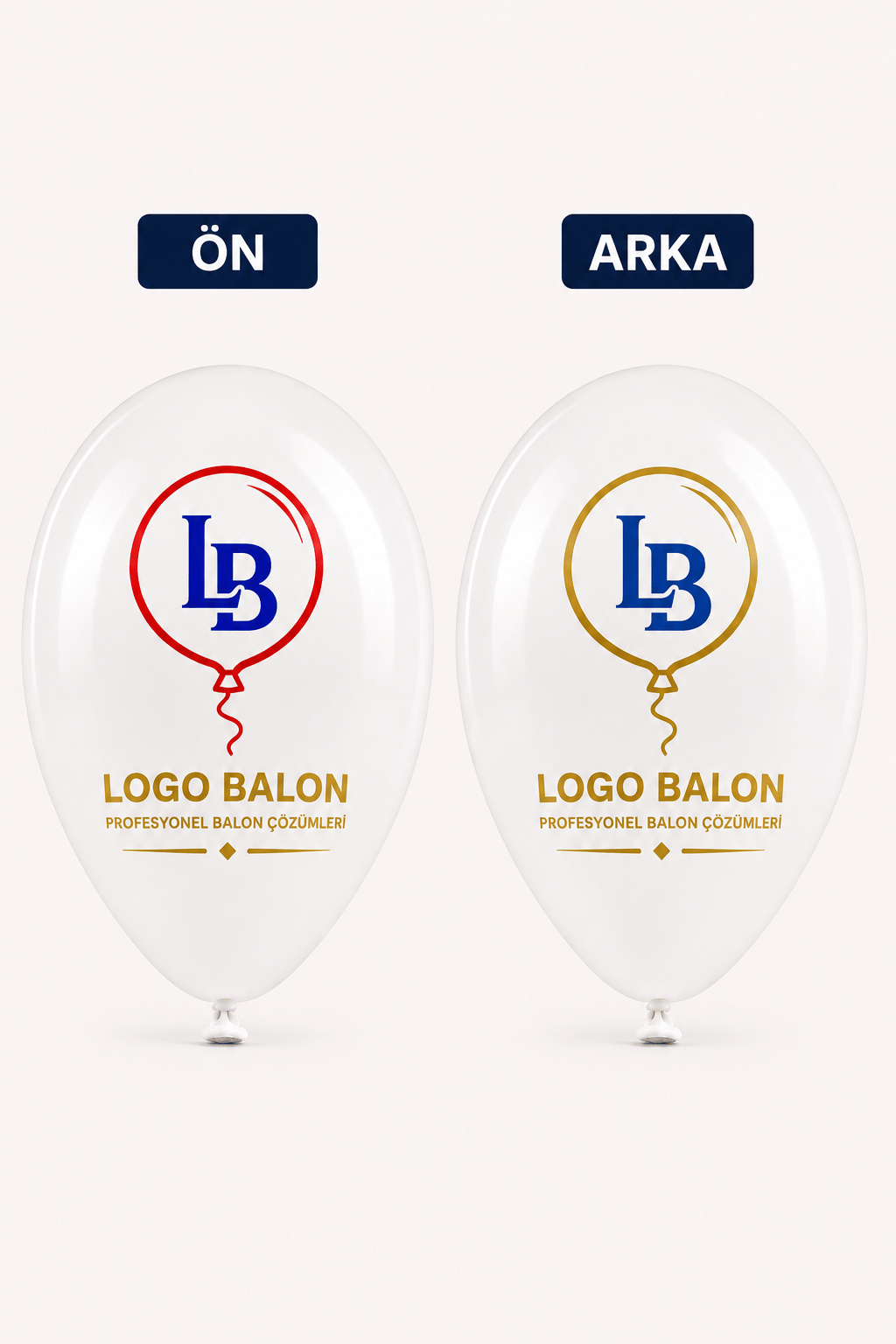 Baskılı Reklam Balonu 3+2 Çift Yüz 2 Renk Baskılı