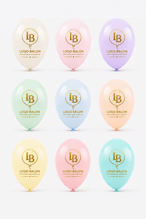 Logo Baskılı Balon (1+0 Tek Renk Baskı)