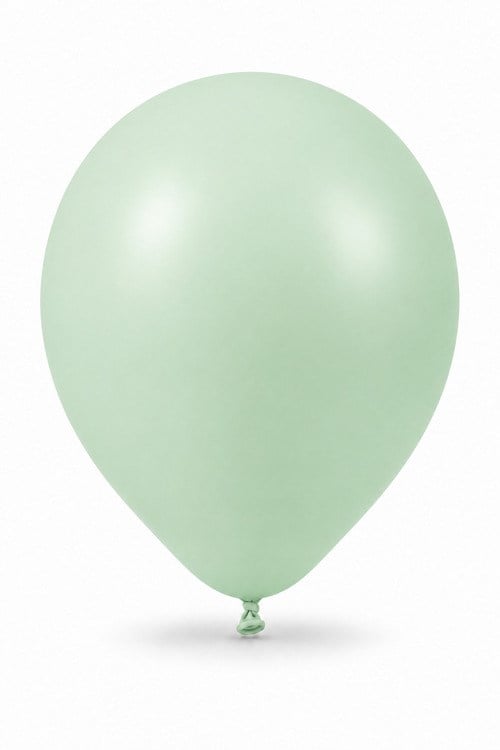Makaron Yeşil Dekorasyon Balonu 12 İnç - 100 Adet