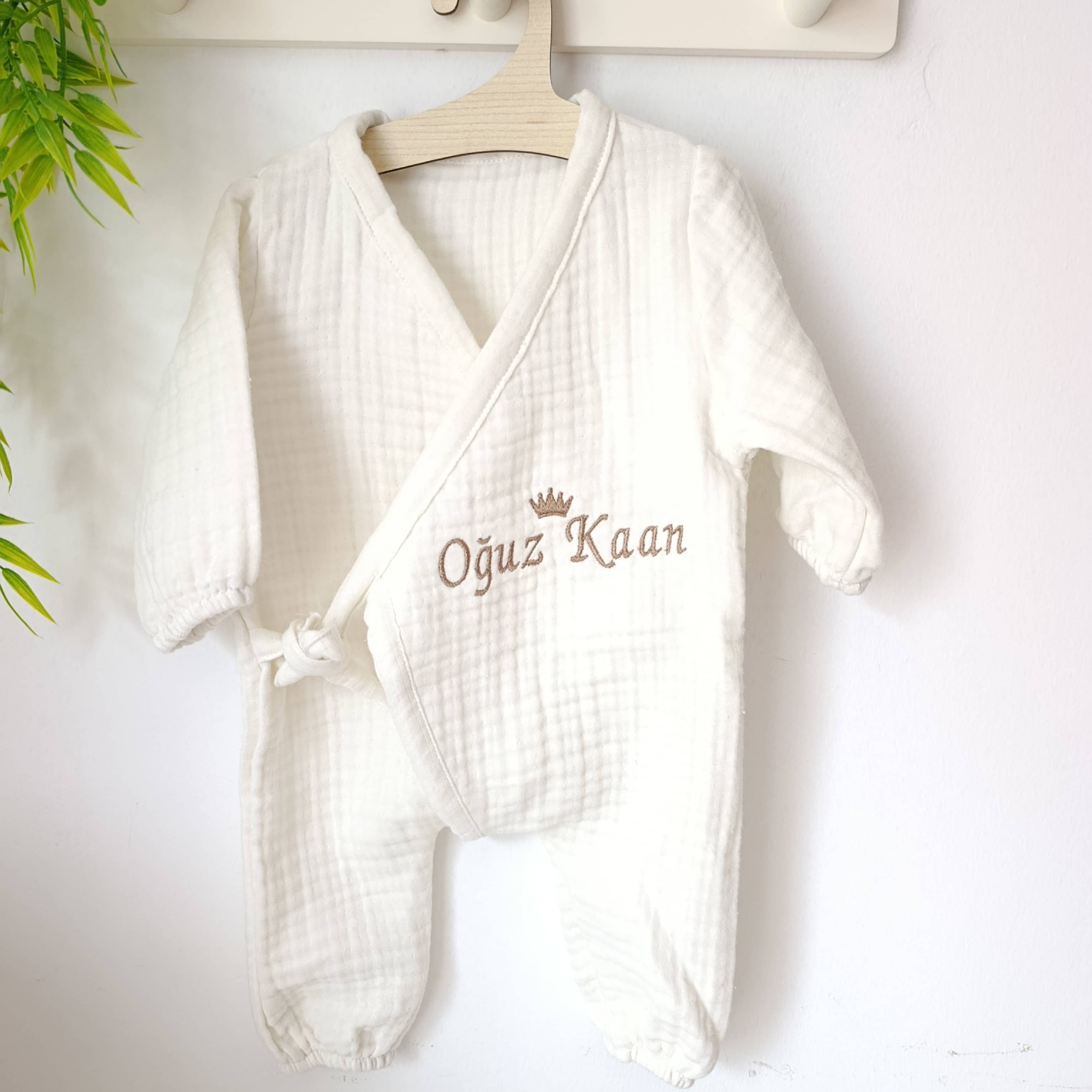 Erkek Bebek Müslin Hastane Çıkışı Seti