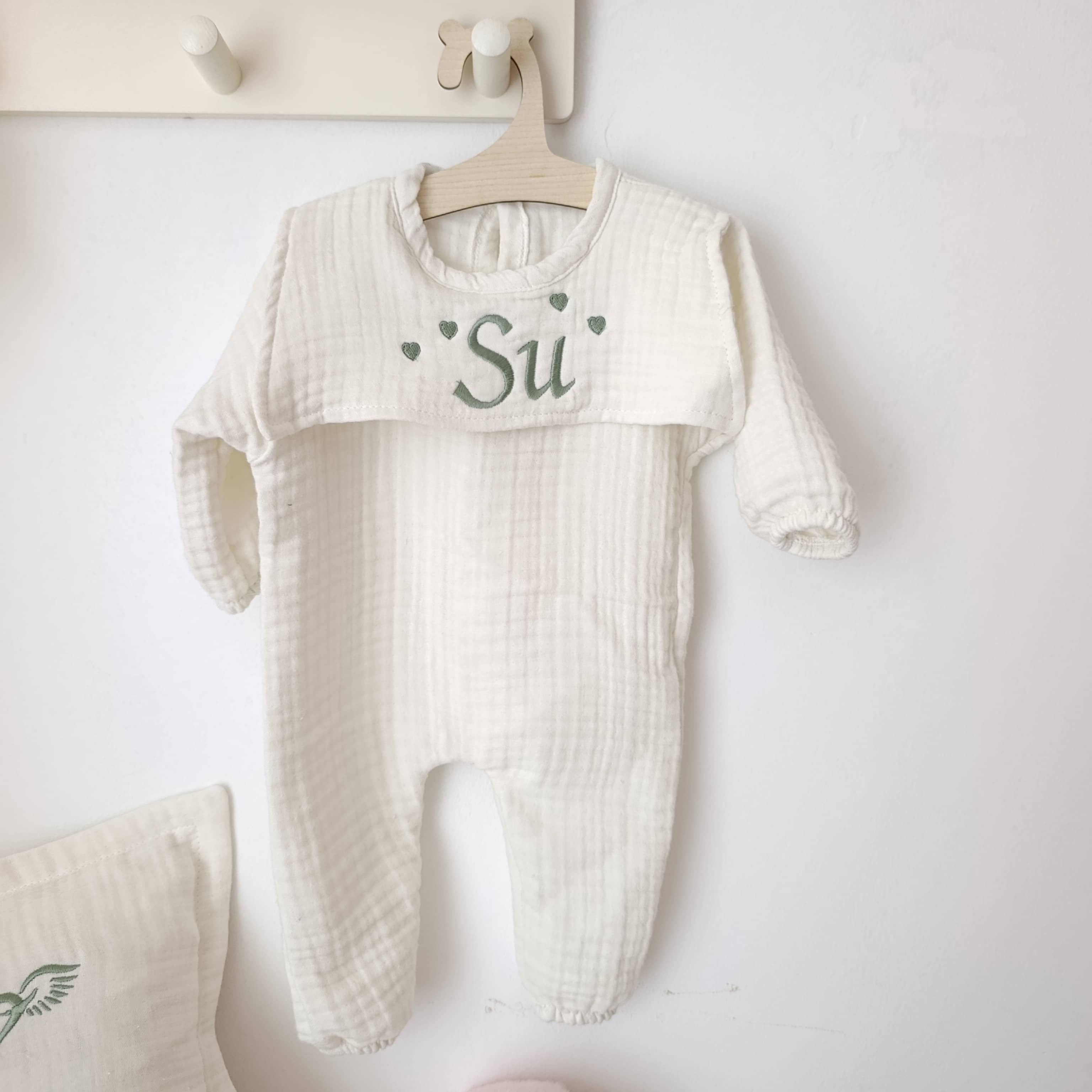 İsme Özel Müslin Bebek Seti