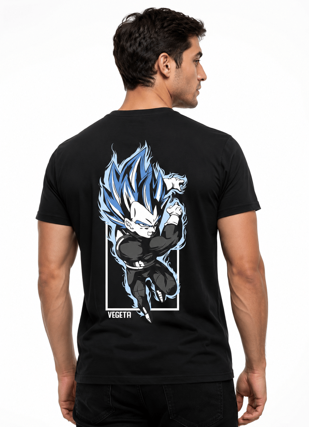 Dragon Ball – Vegeta Saiyan Prensi Anime T-Shirt (Unisex)