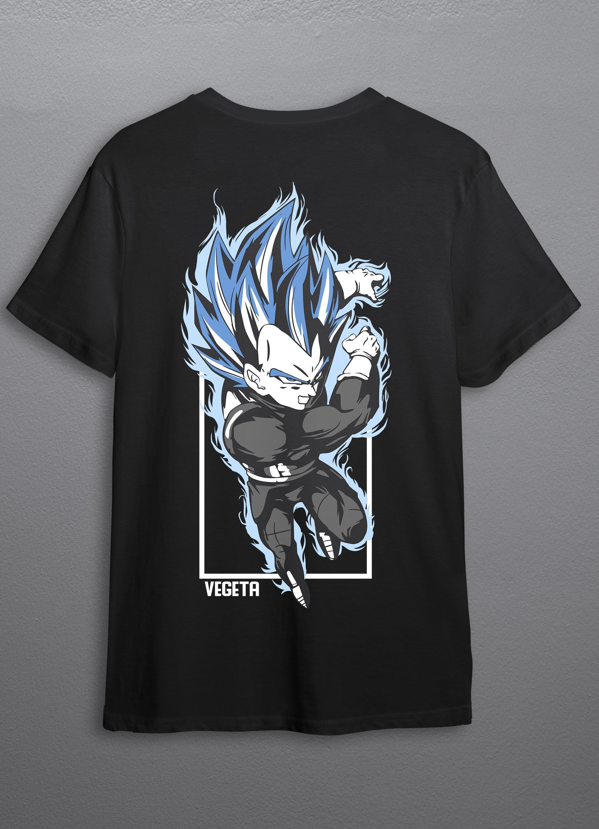 Dragon Ball – Vegeta Saiyan Prensi Anime T-Shirt (Unisex)