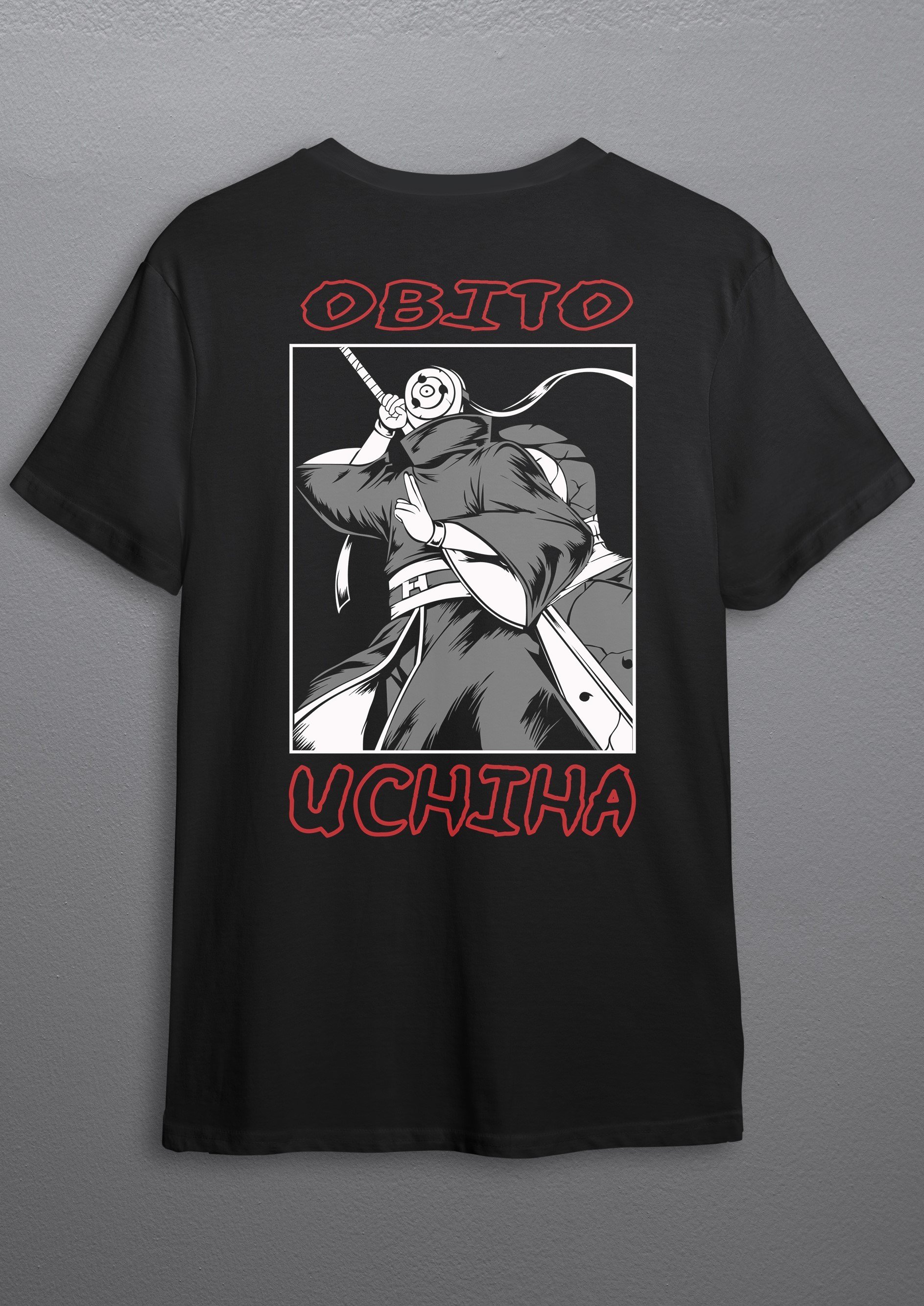 Naruto – Obito Uchiha Temalı Anime Tişörtü (Unisex)