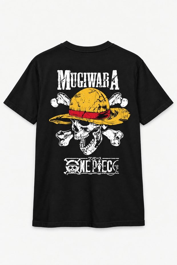 One Piece – Mugiwara (Straw Hat Pirates) Anime Tişört