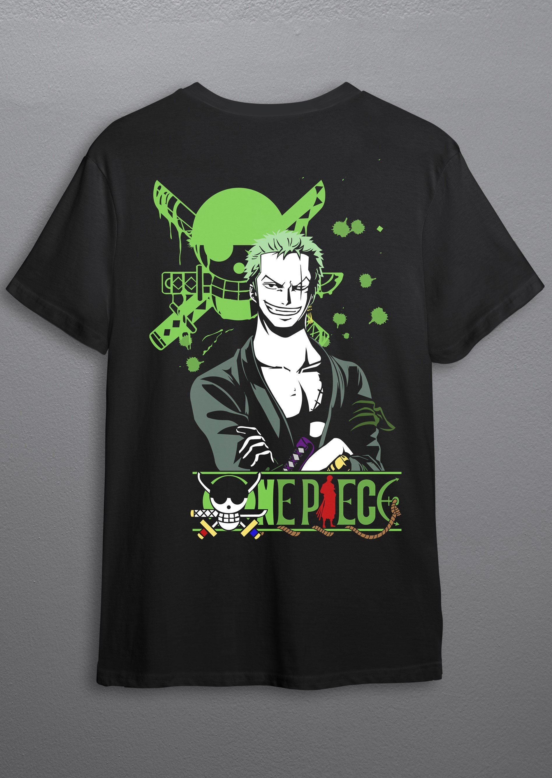 One Piece – Roronoa Zoro Anime Tişörtü (Unisex)