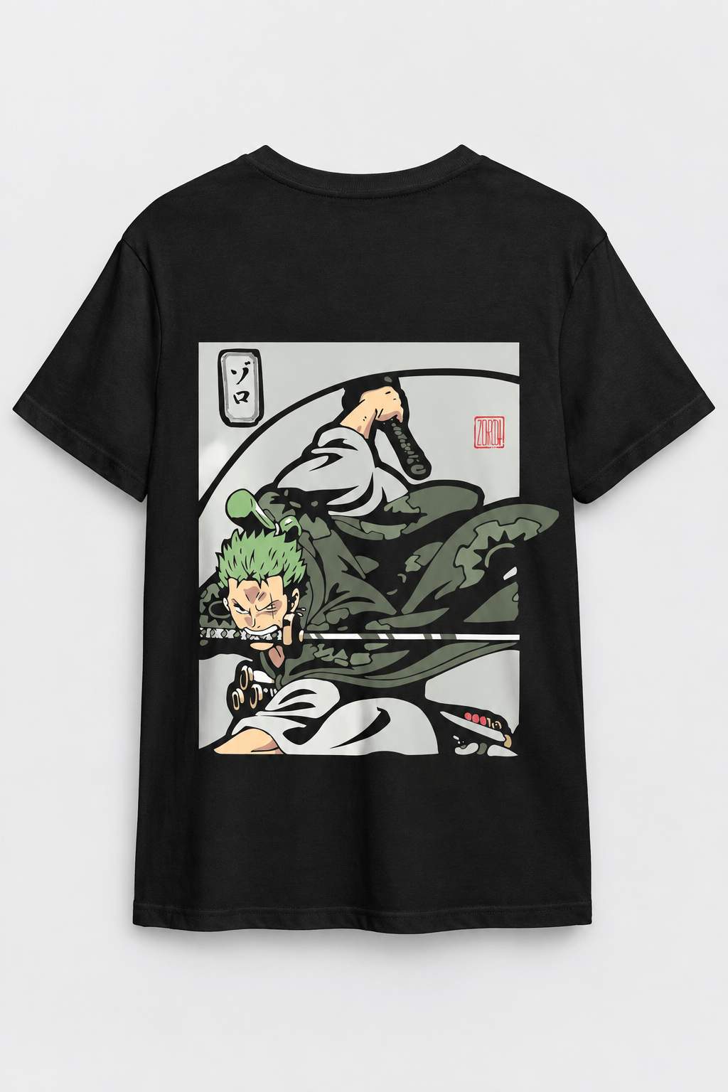 One Piece Roronoa Zoro Baskılı Unisex Tişört