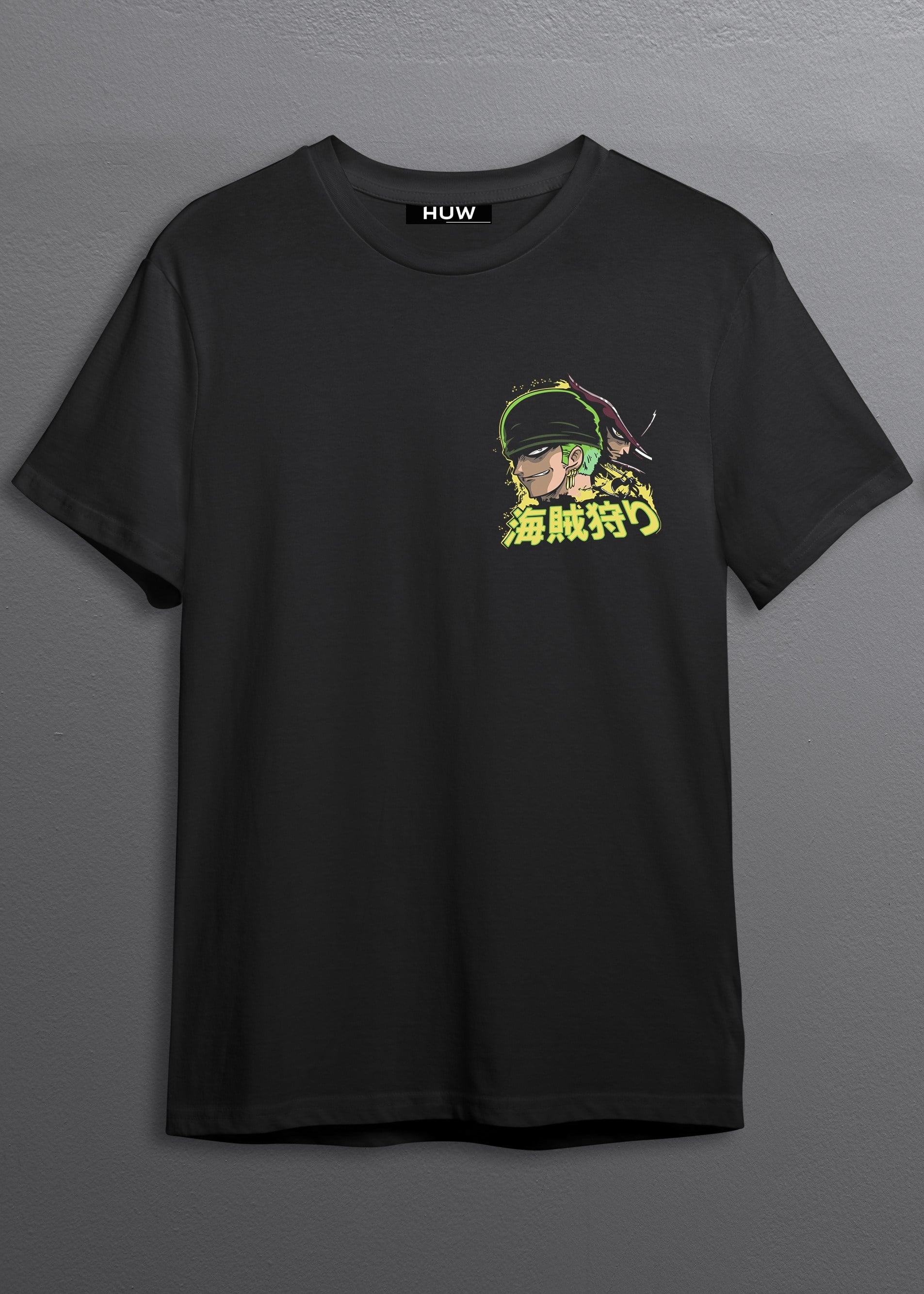 One Piece – Roronoa Zoro “Üç Kılıç Stili” Anime Tişörtü (Unisex)