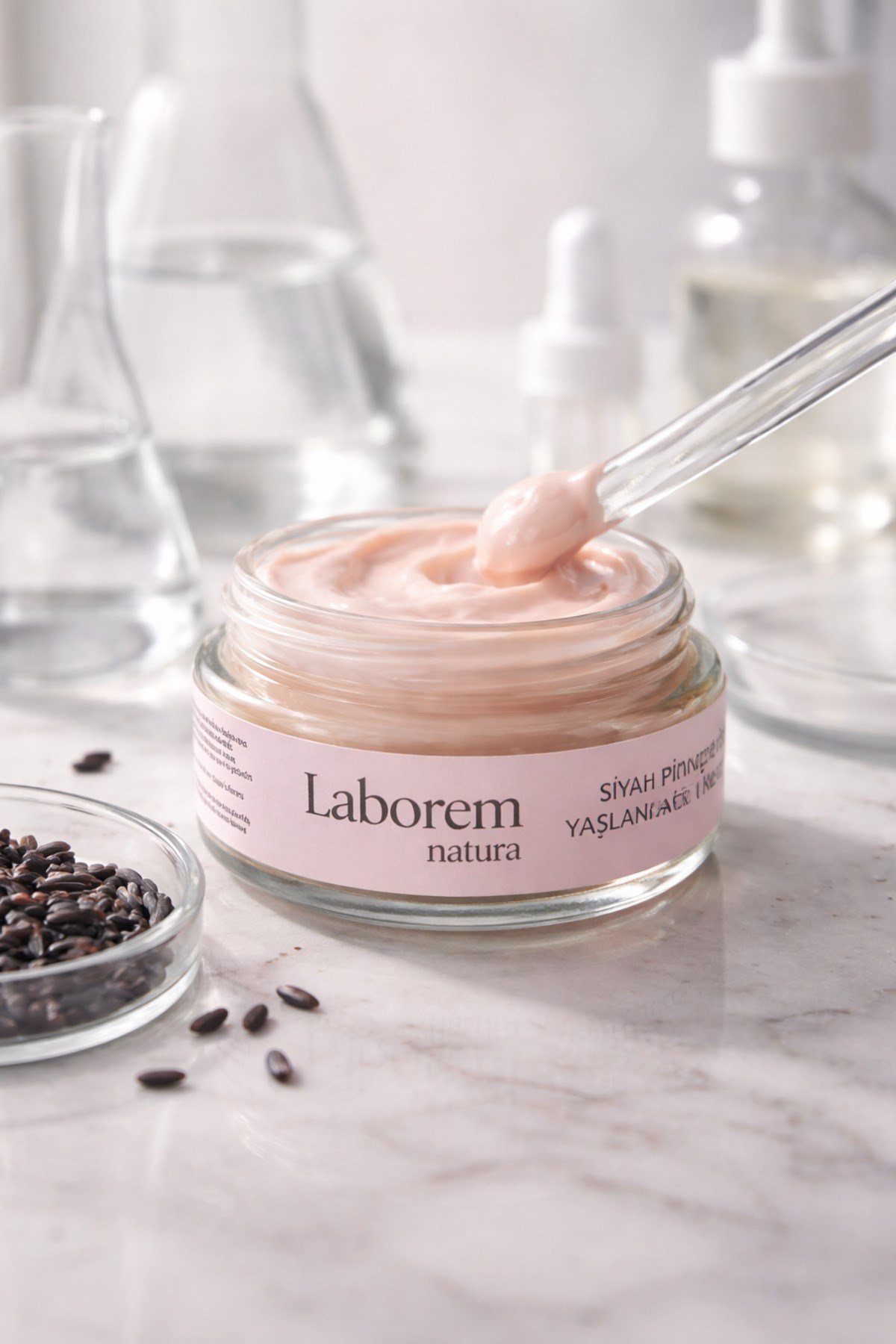 Siyah Pirinç Özlü Anti-Aging Bakım Kremi | Niacinamide İçerikli | 50 ml