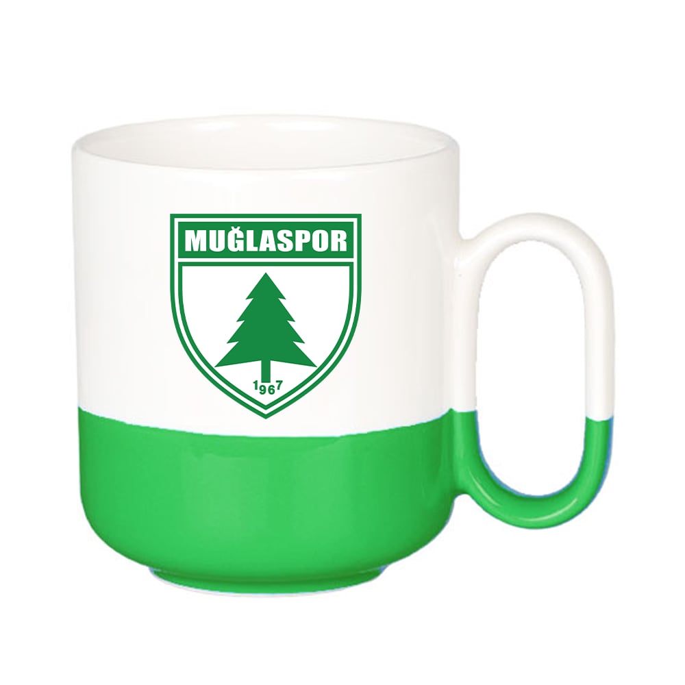 MUĞLASPOR SERAMİK YEŞİL LATTE KUPA