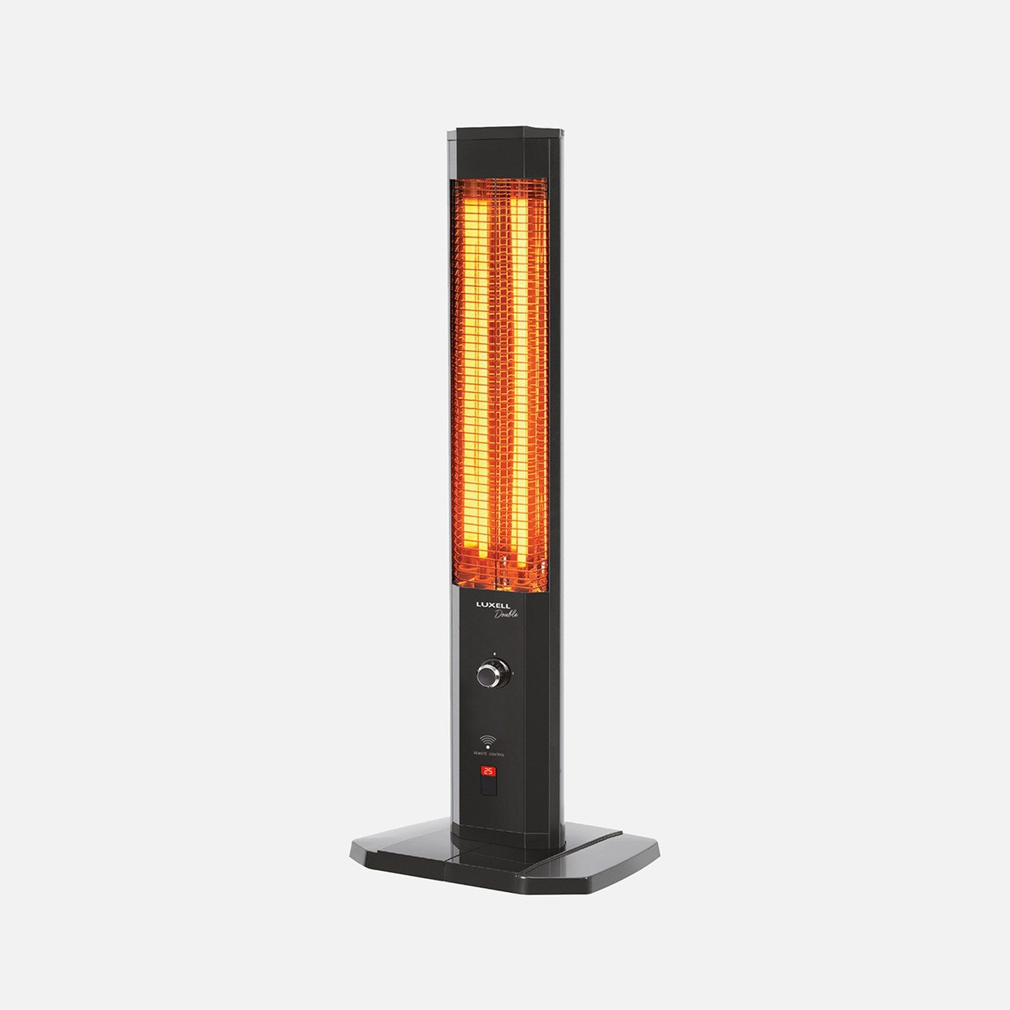LUXELL (MHR-1800-2R-A0V) 1800W UZAKTAN KUMANDALI KULE TİPİ ISITICI SİYAH