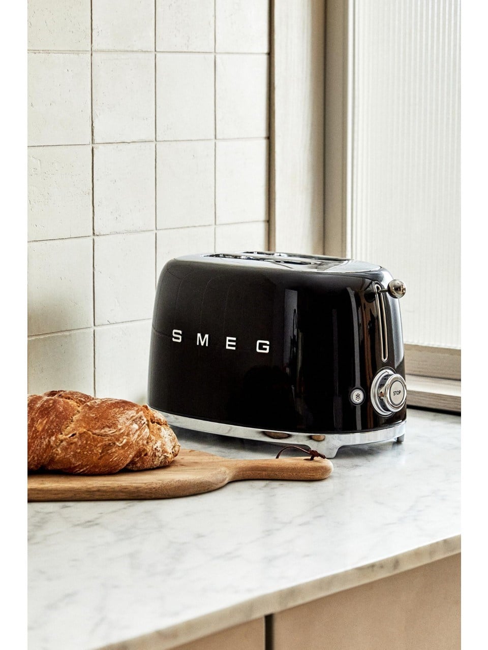 SMEG RETRO TSF01BLEU SİYAH EKMEK KIZARTMA MAKİNESİ
