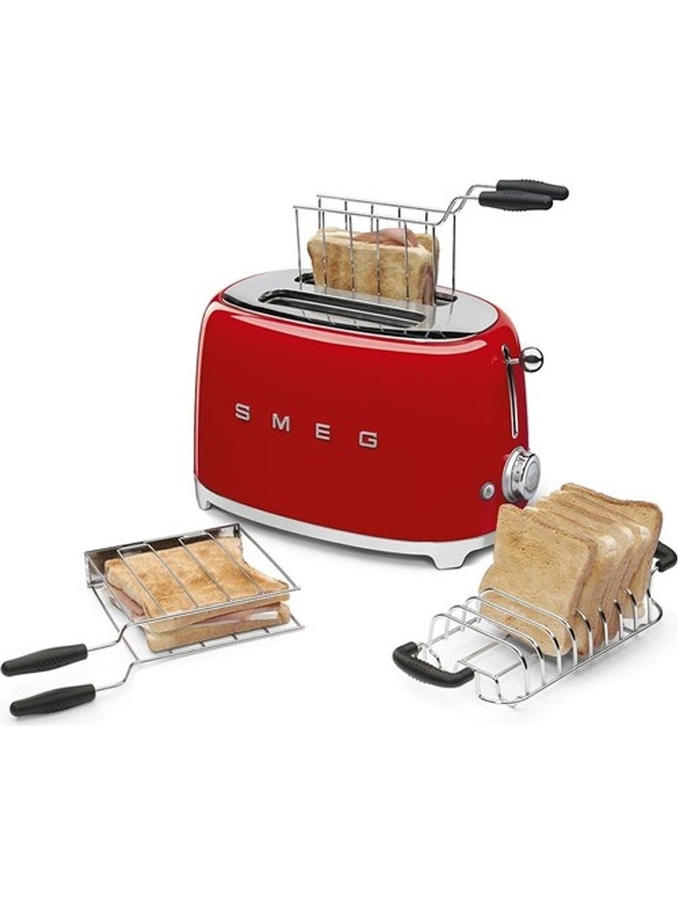 SMEG RETRO TSF01RDEU KIRMIZI EKMEK KIZARTMA MAKİNESİ