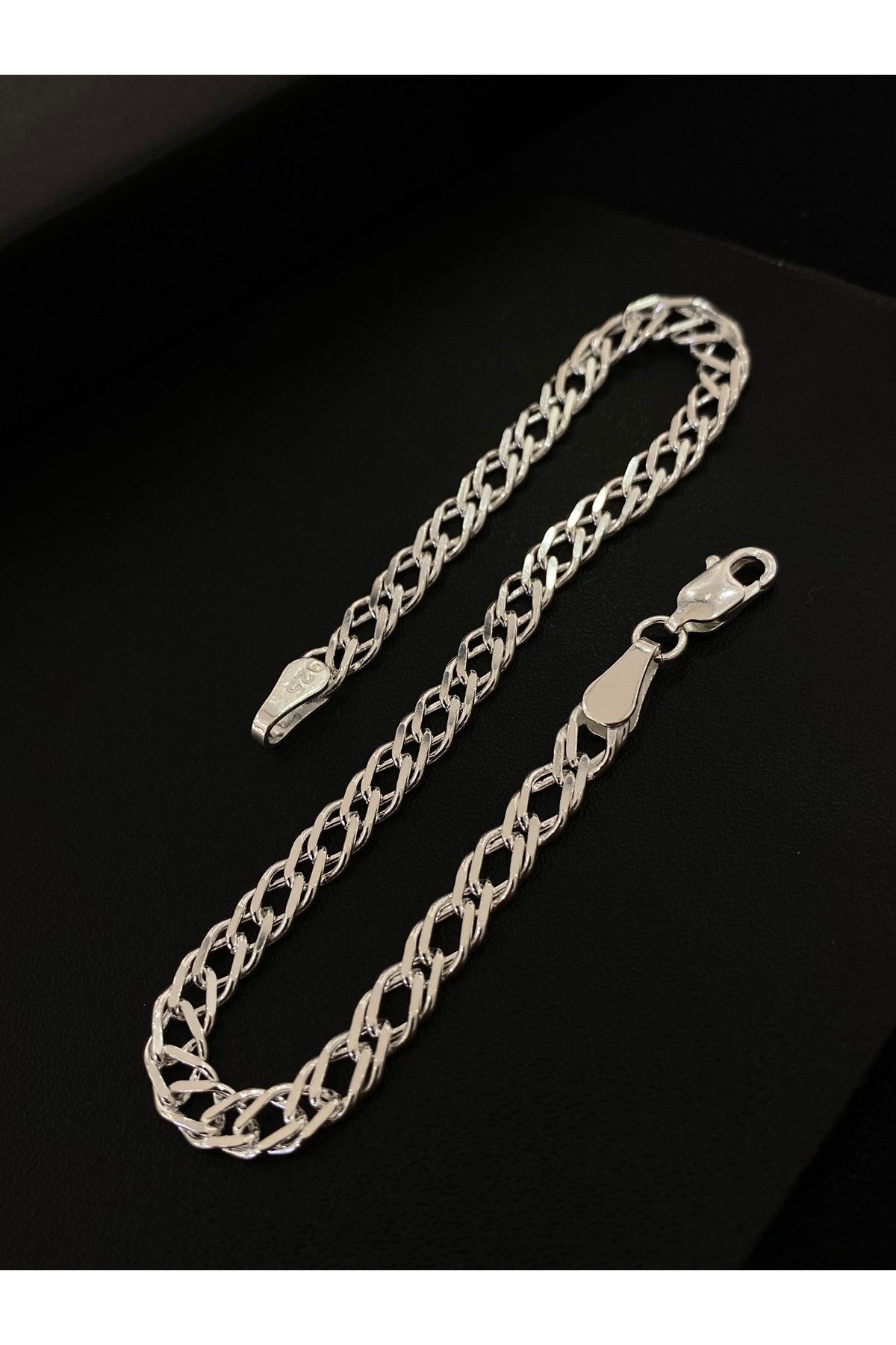 925 Ayar Erkek Gümüş Bileklik (4.5MM)