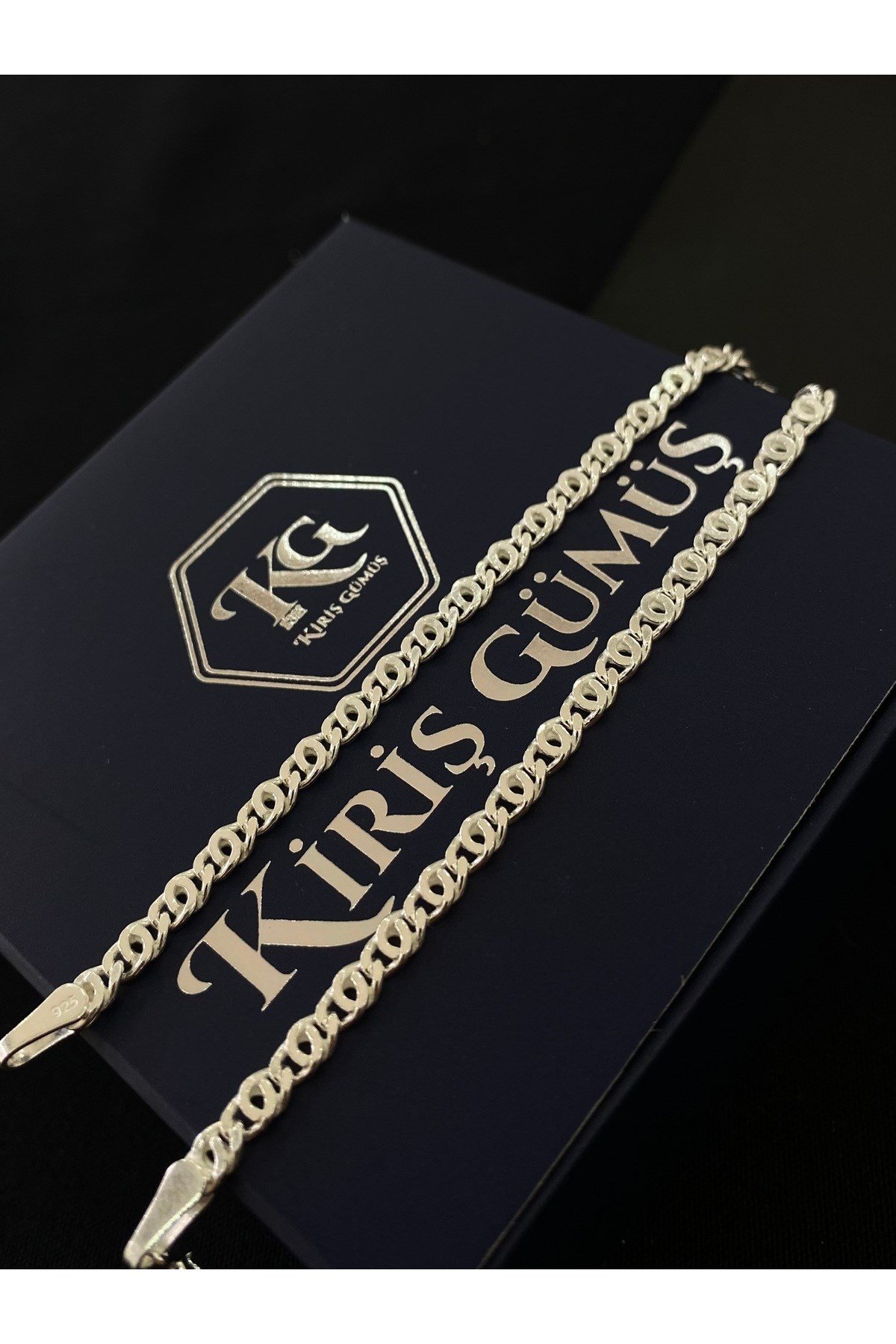 925 Ayar Gümüş Erkek Gümüş Bileklik (3.2 MM)