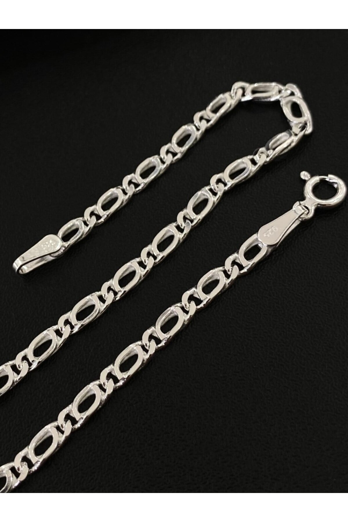 925 Ayar Gümüş Erkek Gümüş Bileklik (3.2MM)