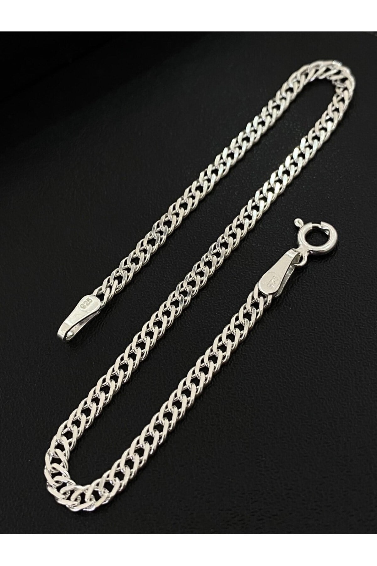 925 Ayar Gümüş Erkek Gümüş Bileklik (3,2MM)