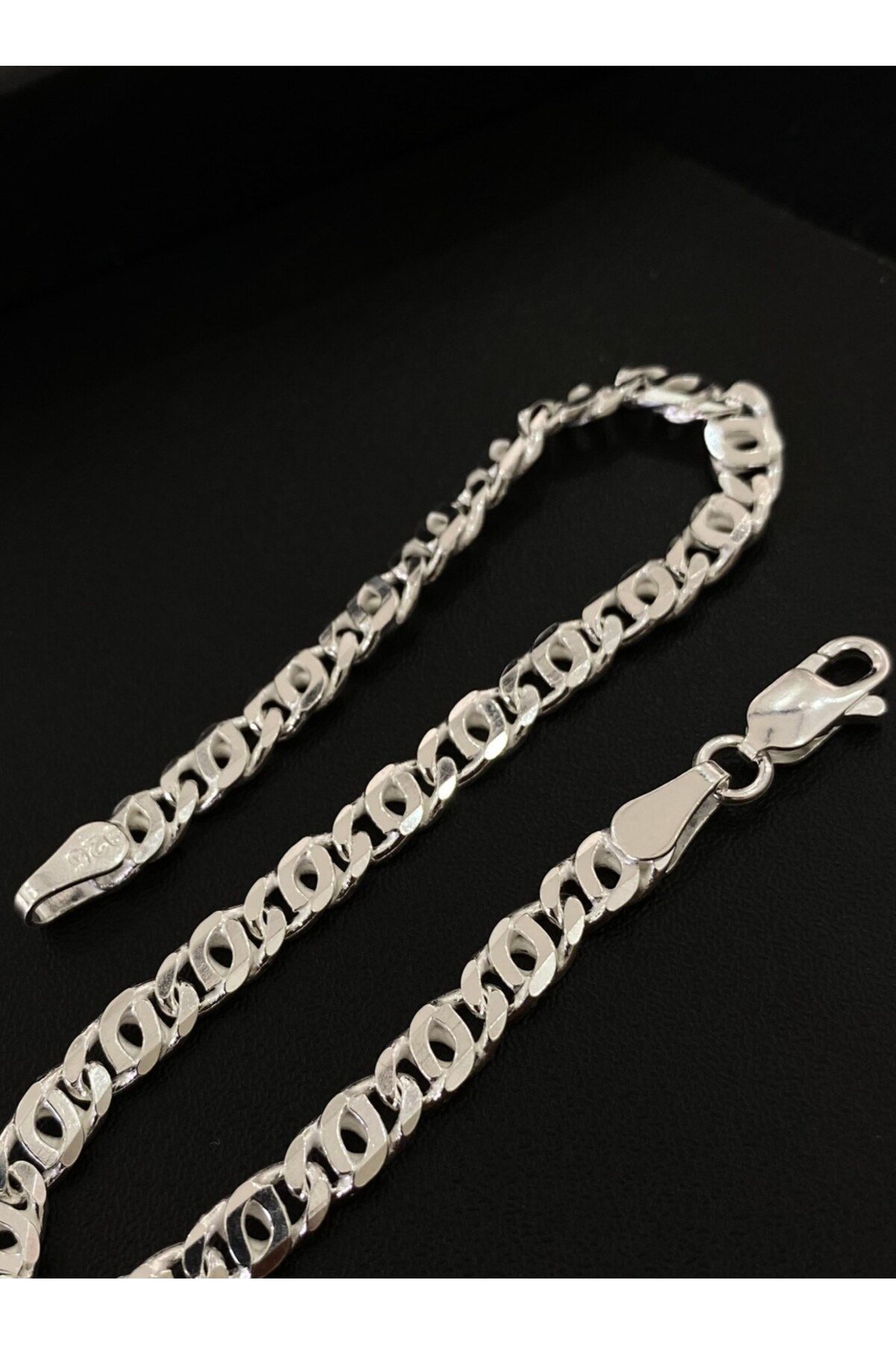 925 Ayar Gümüş Erkek Gümüş Bileklik (4.8 MM)