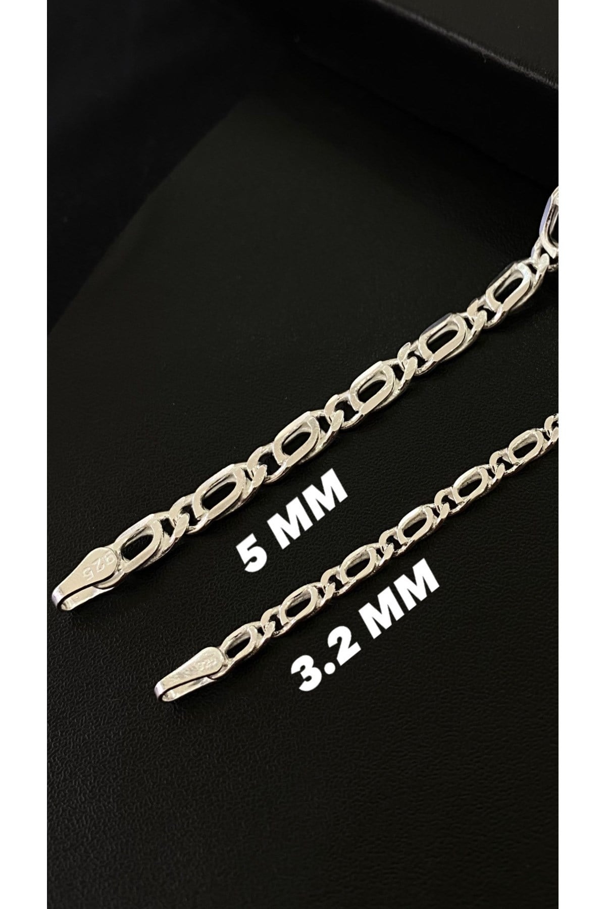 925 Ayar Gümüş Erkek Gümüş Bileklik (5 MM)