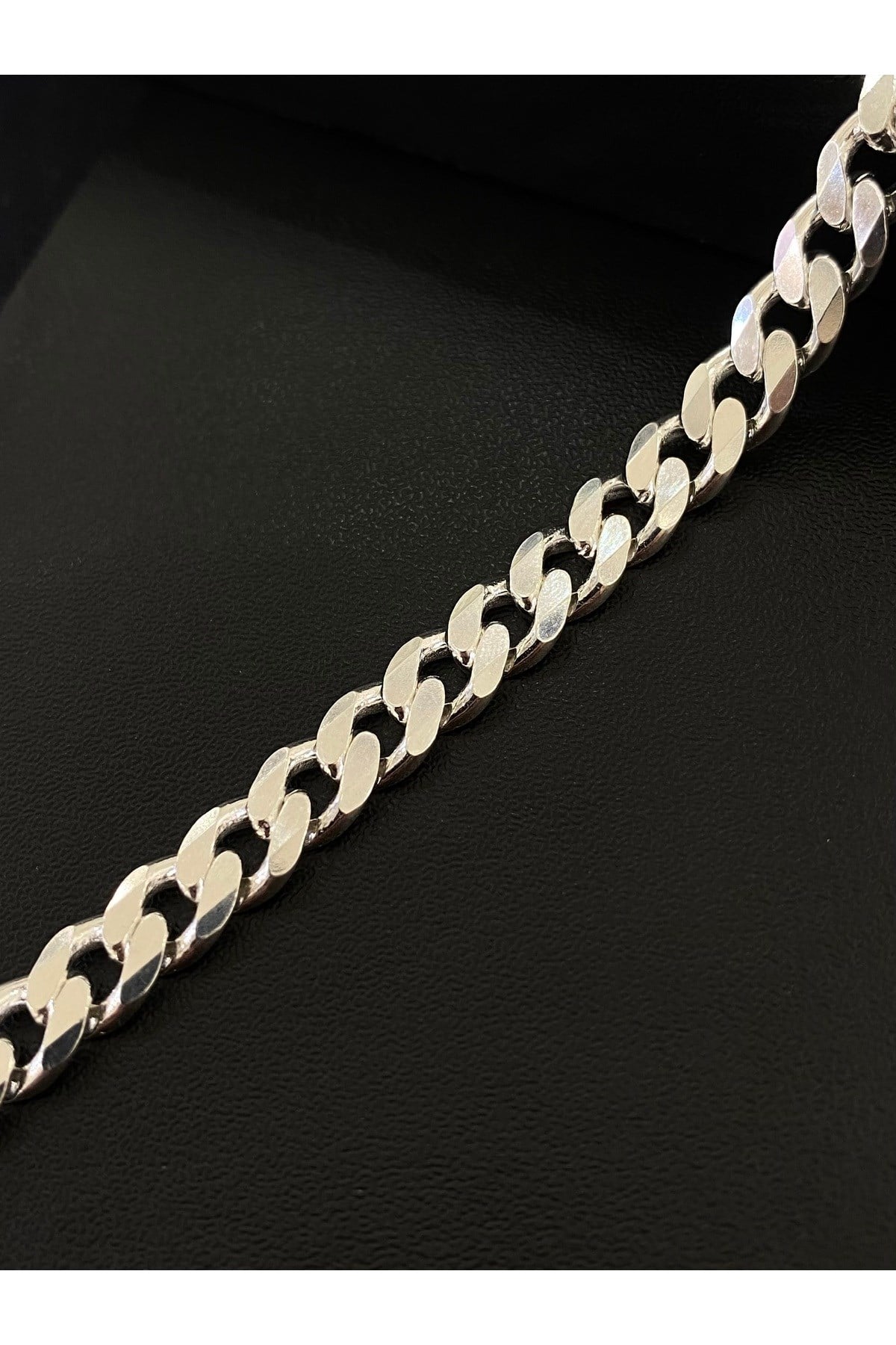 925 Ayar Gümüş Gurmet Modeli Erkek Gümüş Bileklik (7MM)