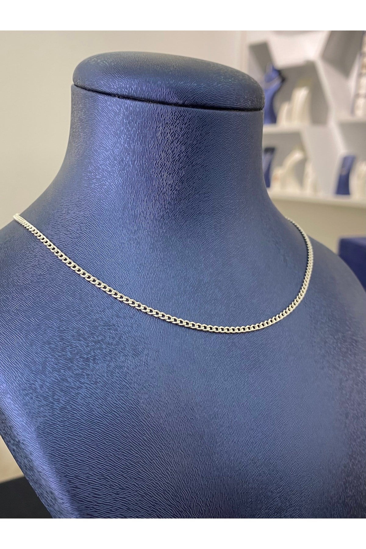925 Ayar Gümüş Gurmet Modeli Erkek Gümüş Zincir Kolye (2 MM Kalınlığında)