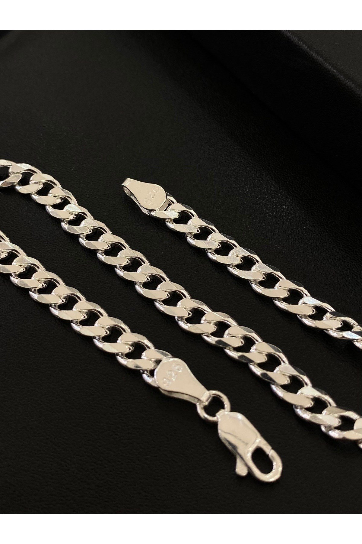 925 Ayar Gümüş Gurmet Modeli Erkek Gümüş Bileklik (5MM)