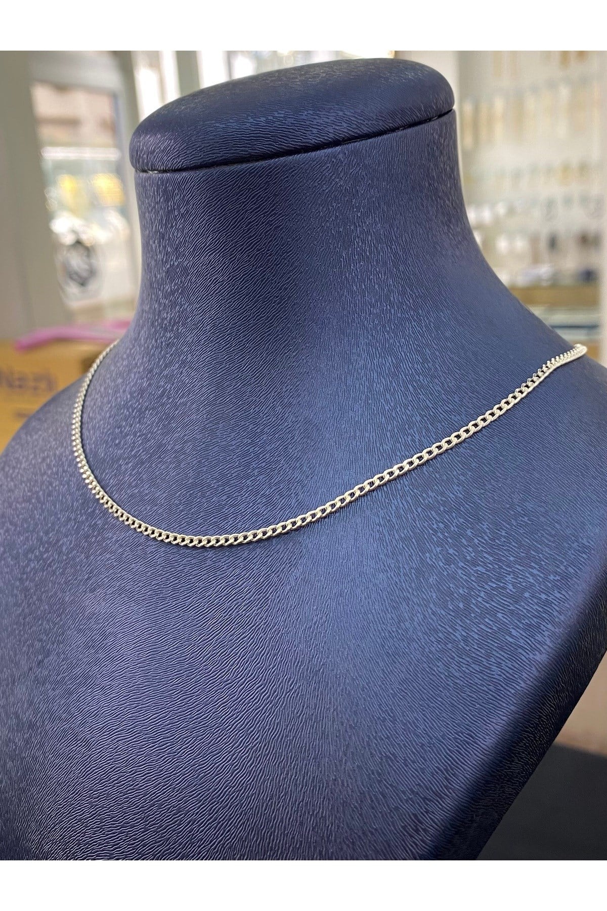 925 Ayar Gümüş Gurmet Modeli Erkek Gümüş Zincir Kolye (2 MM Kalınlığında)