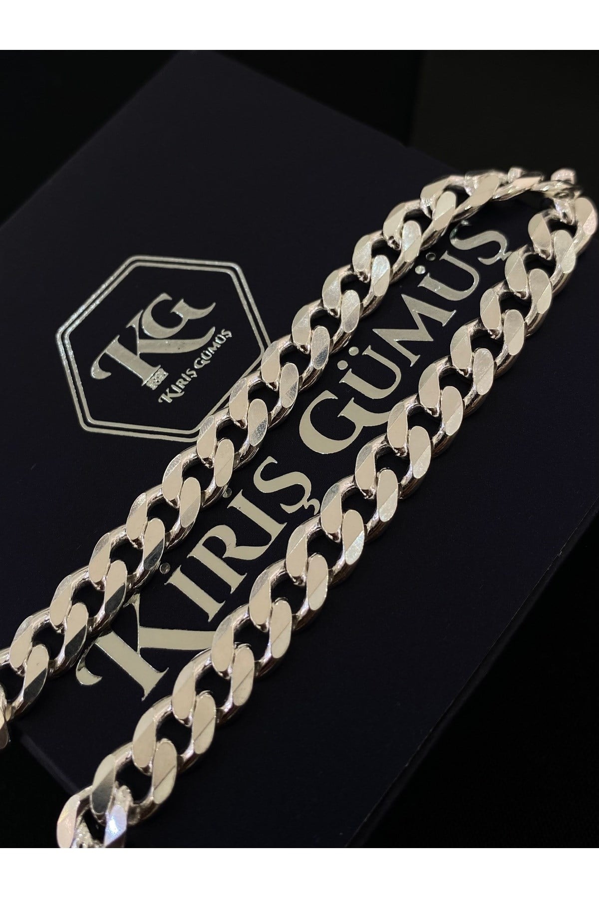 925 Ayar Gümüş Gurmet Modeli Erkek Gümüş Bileklik (7MM)