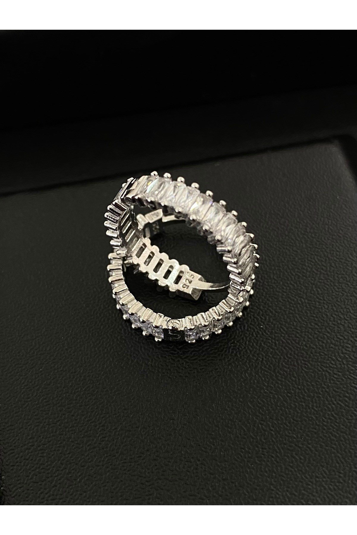 925 Ayar Gümüş Kadın Gümüş Halka Küpe (18MM) (4MM)