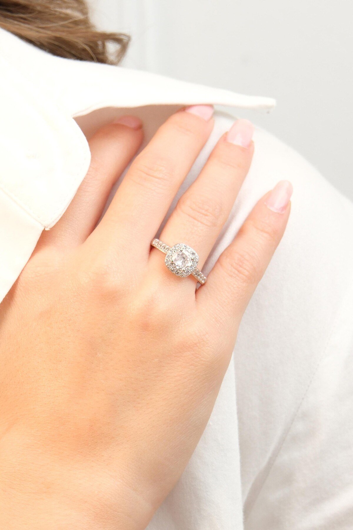 925 Ayar Gümüş Kadın Gümüş Yüzük