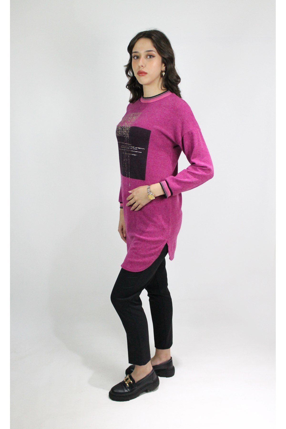 PEMBE RENK TUNİK