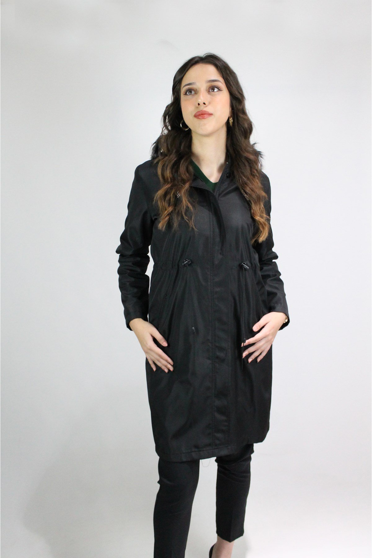 SİYAH KIŞLIK KABAN