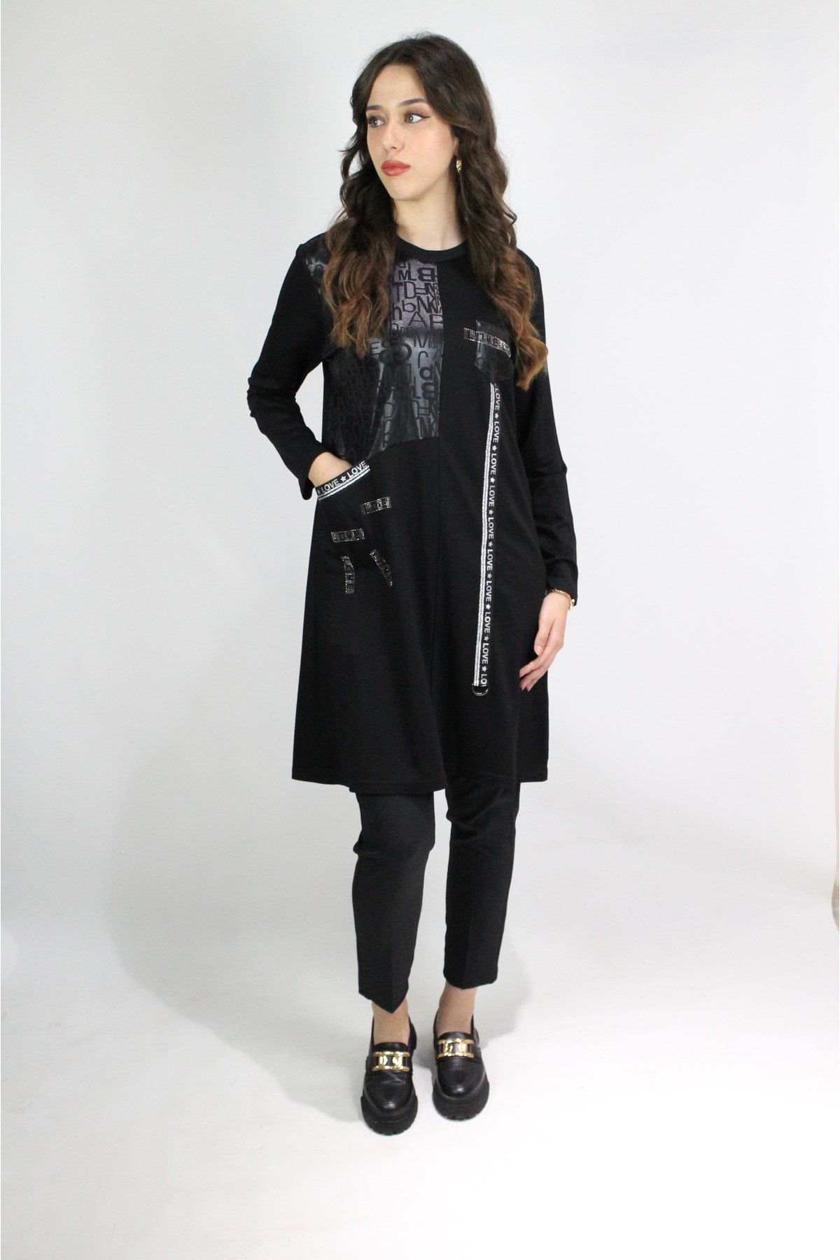 Siyah Renk Tunik