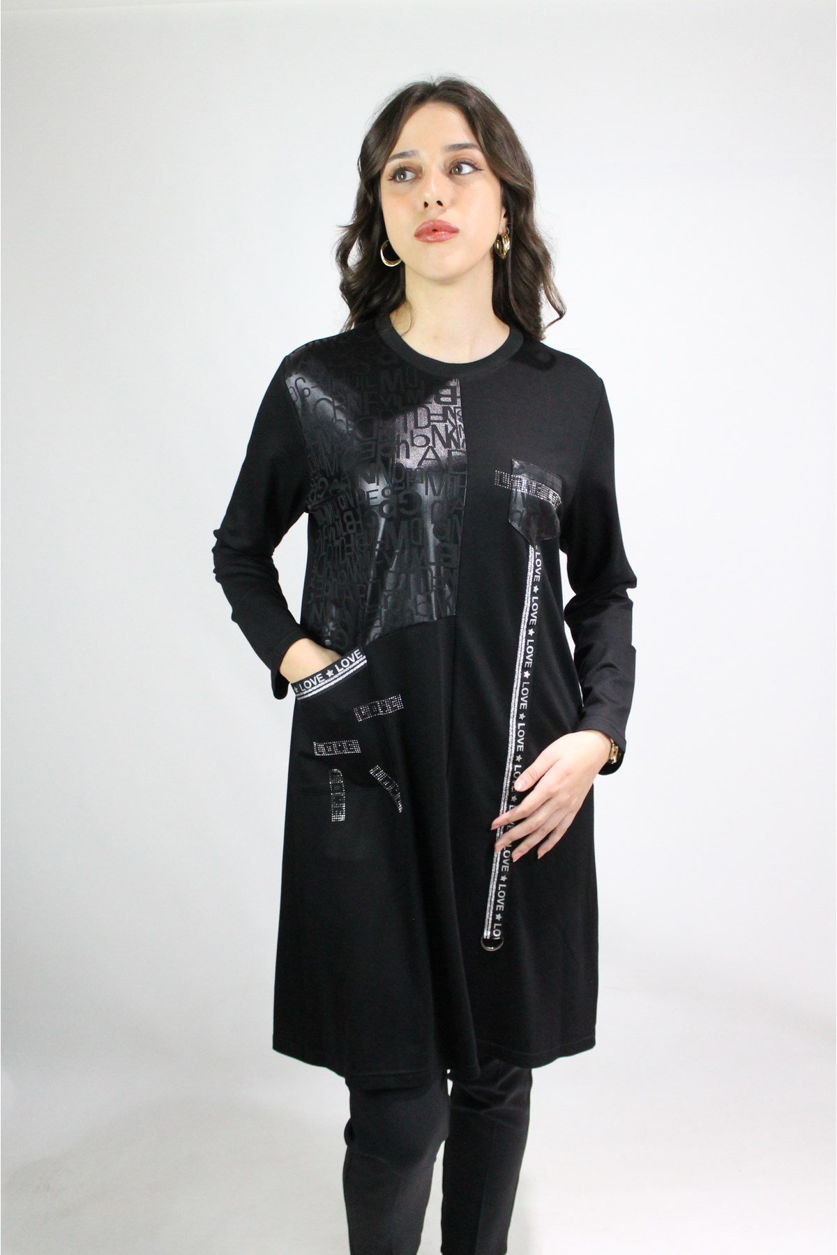 Siyah Renk Tunik