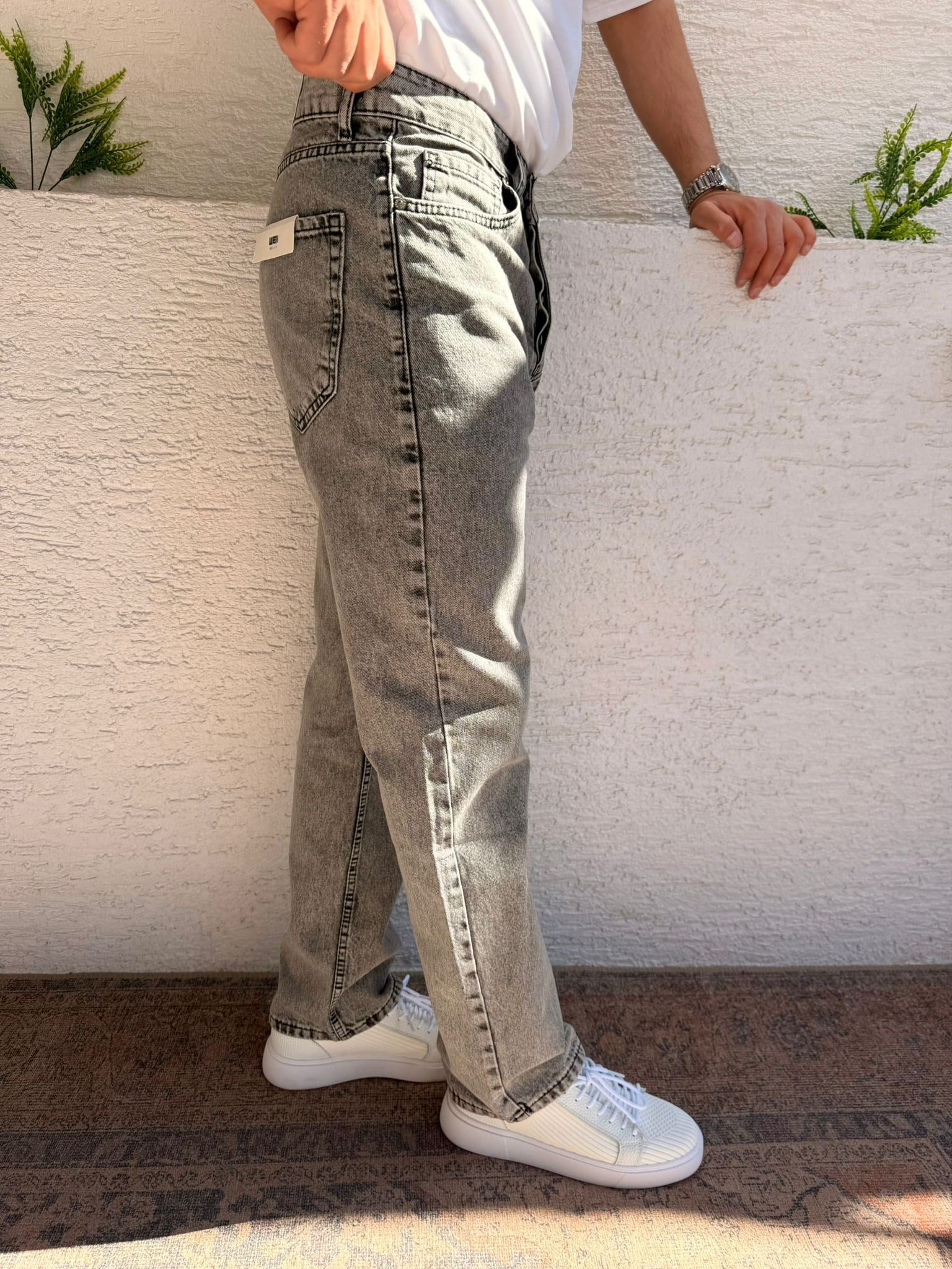 GRİ WE11 REGULAR KESİM PANTOLON