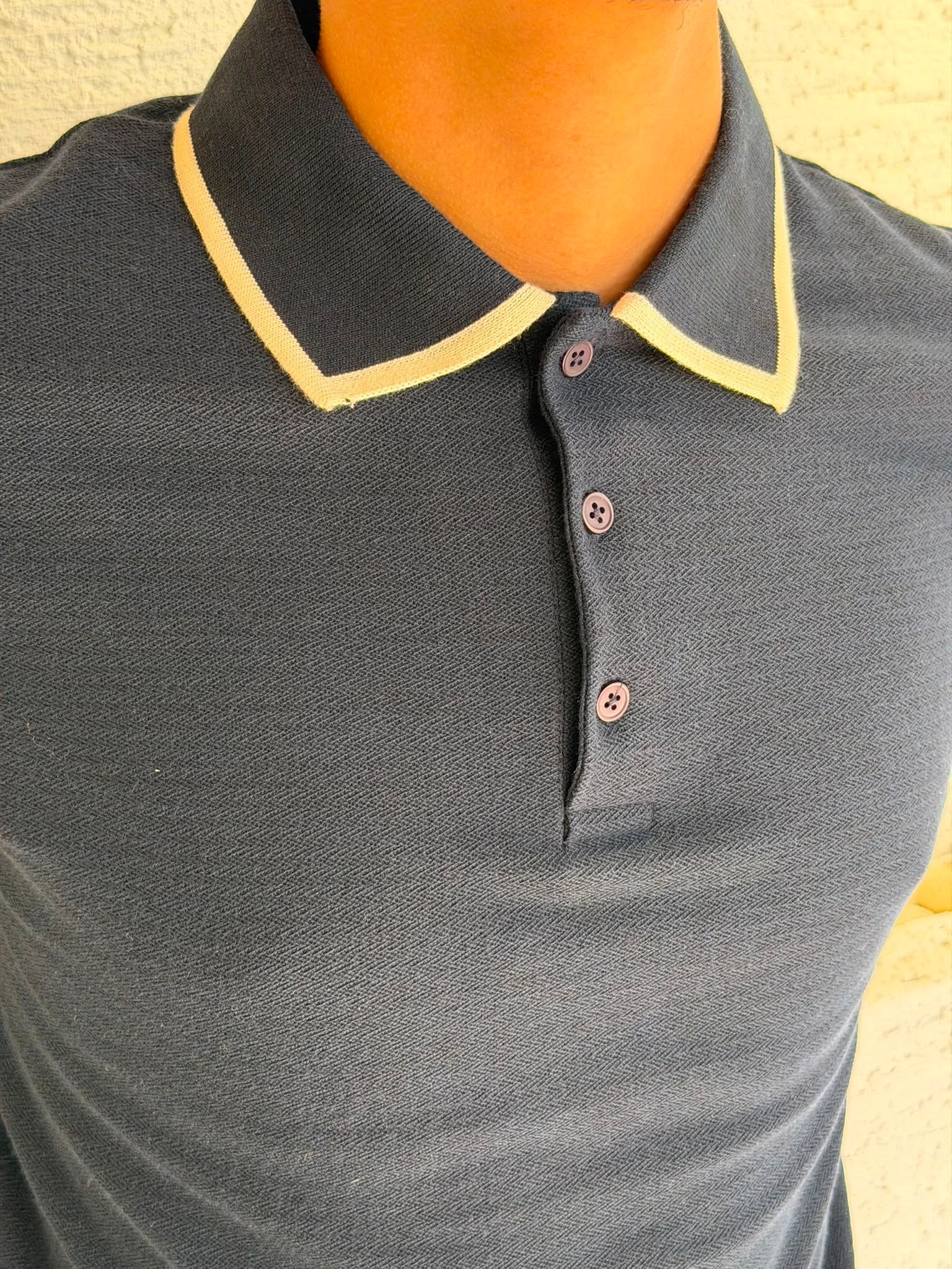 LACİVERT MRH POLO YAKA TİŞÖRT