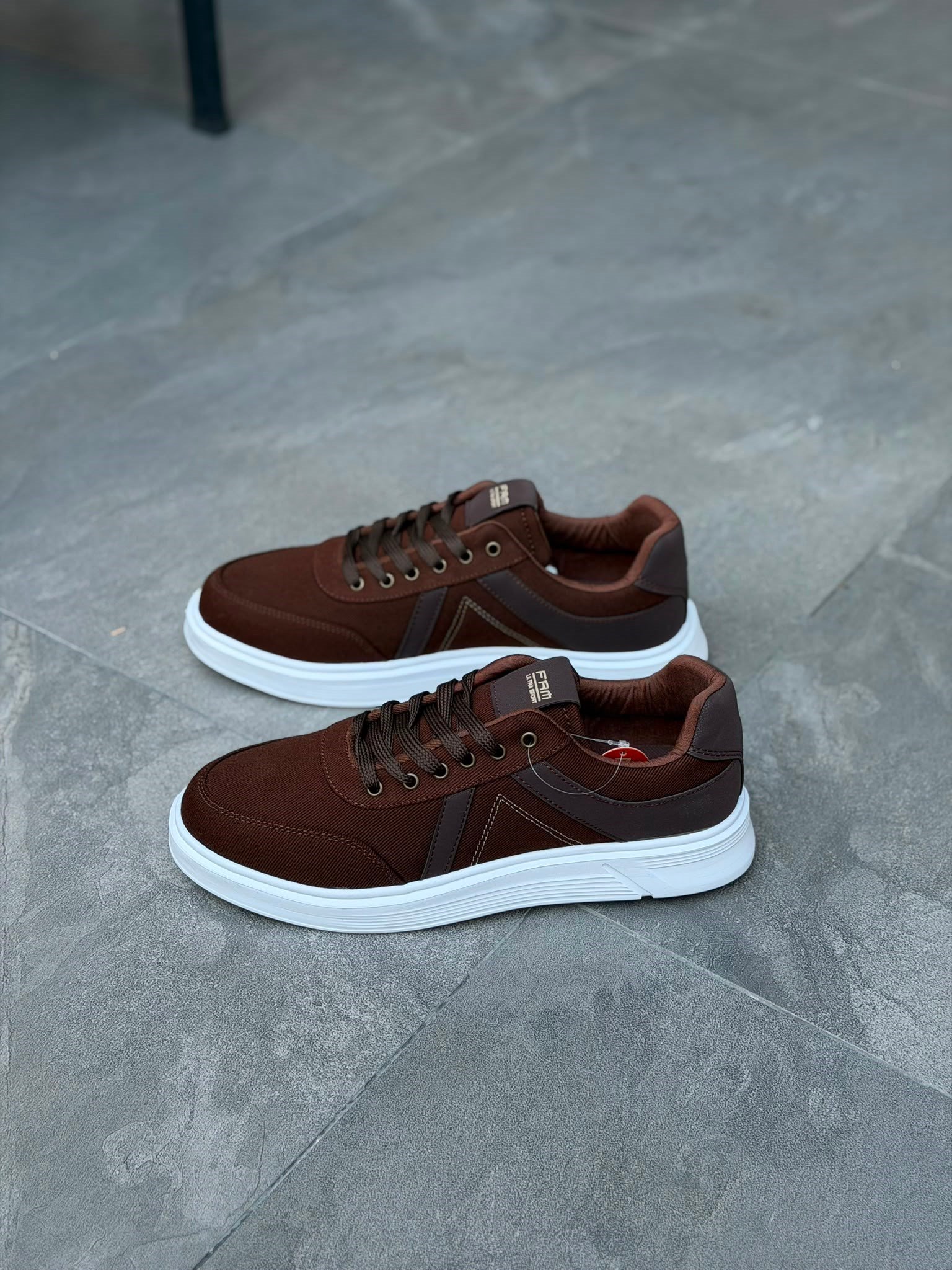 NVA PREMİUM SNEAKERS KAHVE BEYAZ