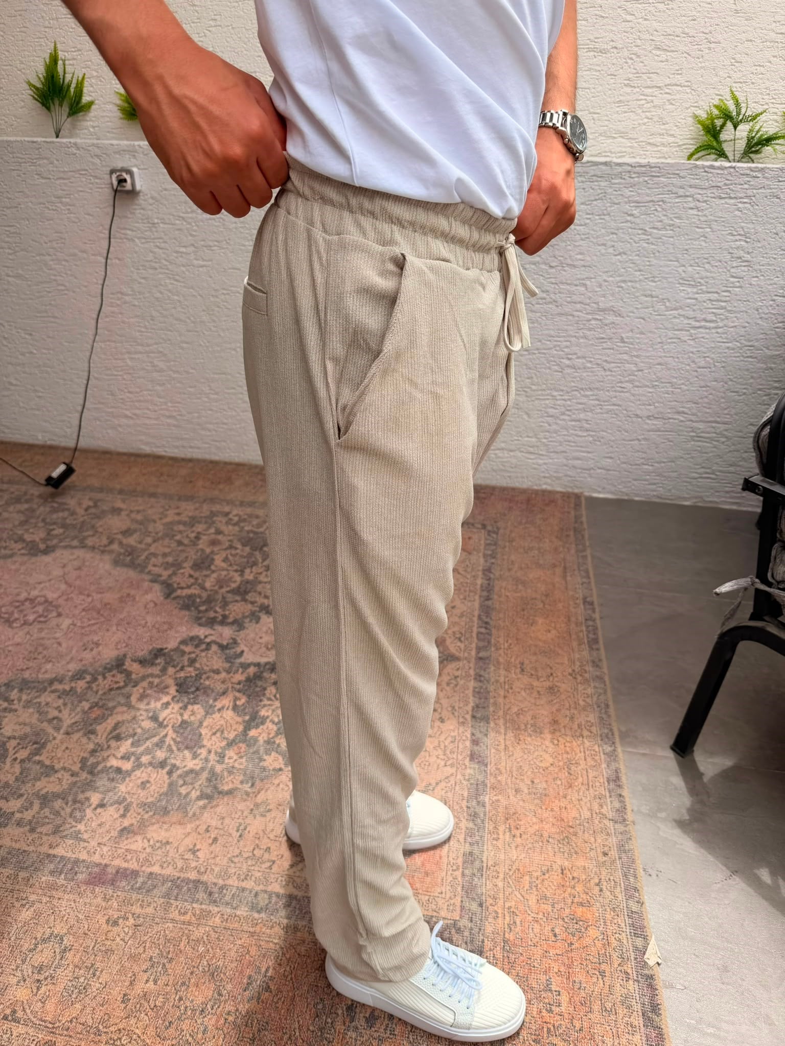 TAŞ MRKCH BAGGY FİTİLLİ PANTOLON