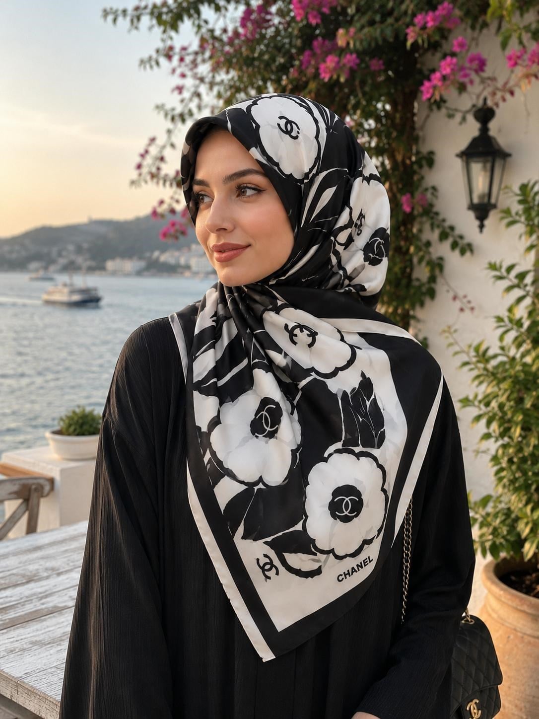 CHANEL VUAL İPEK ŞAL