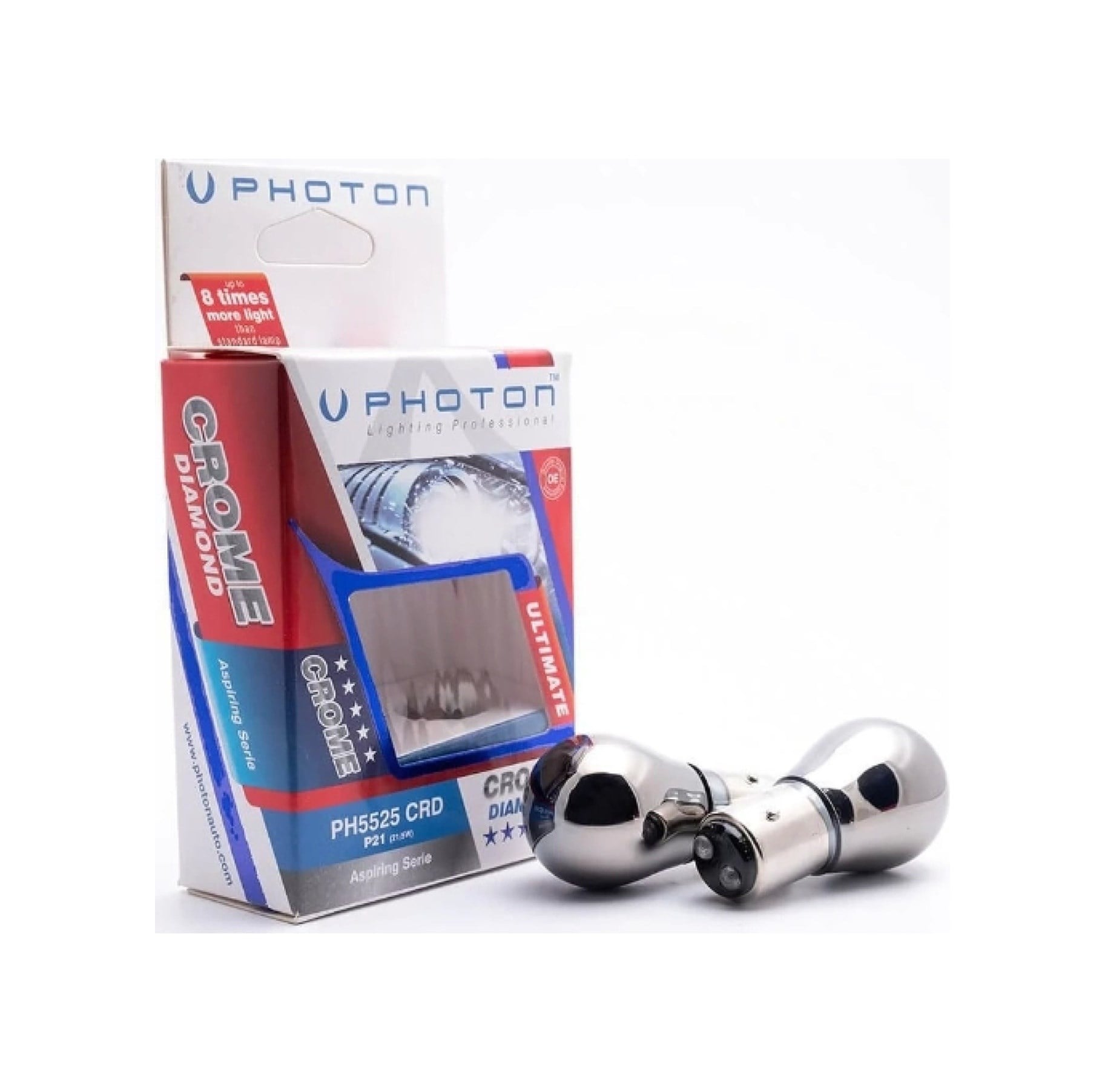 12v 1016 21/5w Ampul Chrome Dıamond Vısıon 5000k