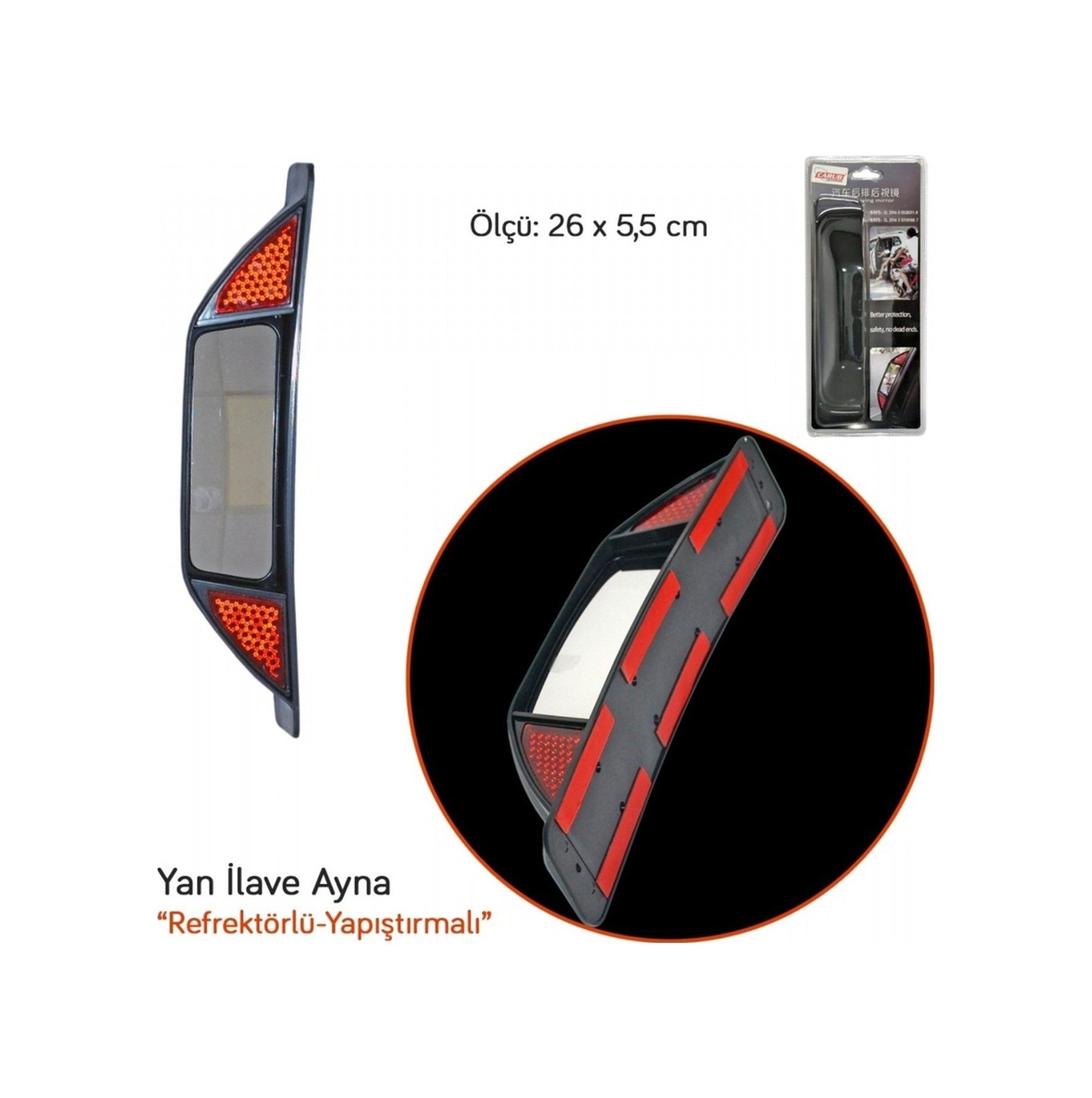Ayna Reflektör Dış Yan İlave Yapışma